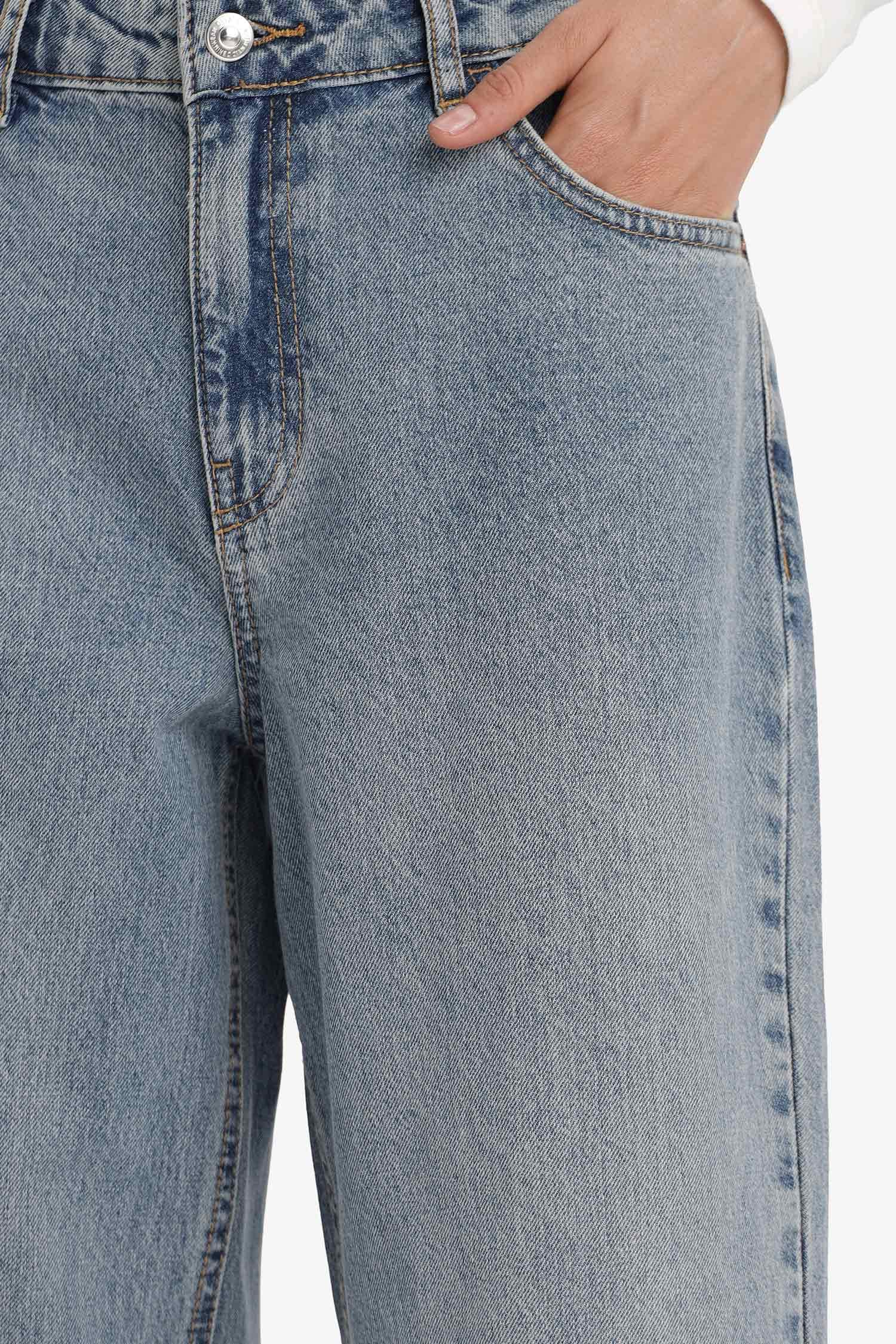 Straight Wide High Waist Long Jeans