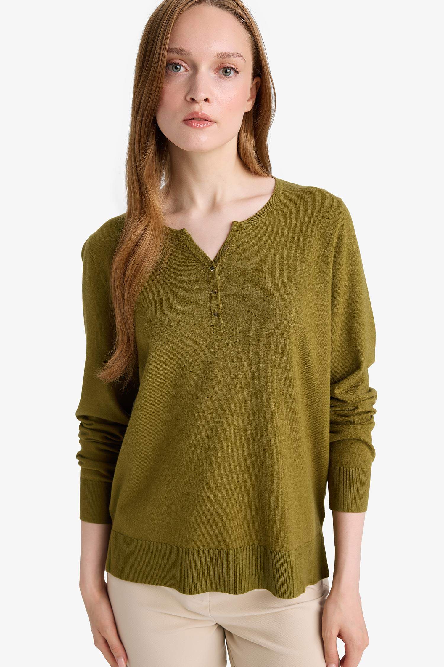 Regular Fit V-Neck Pullover