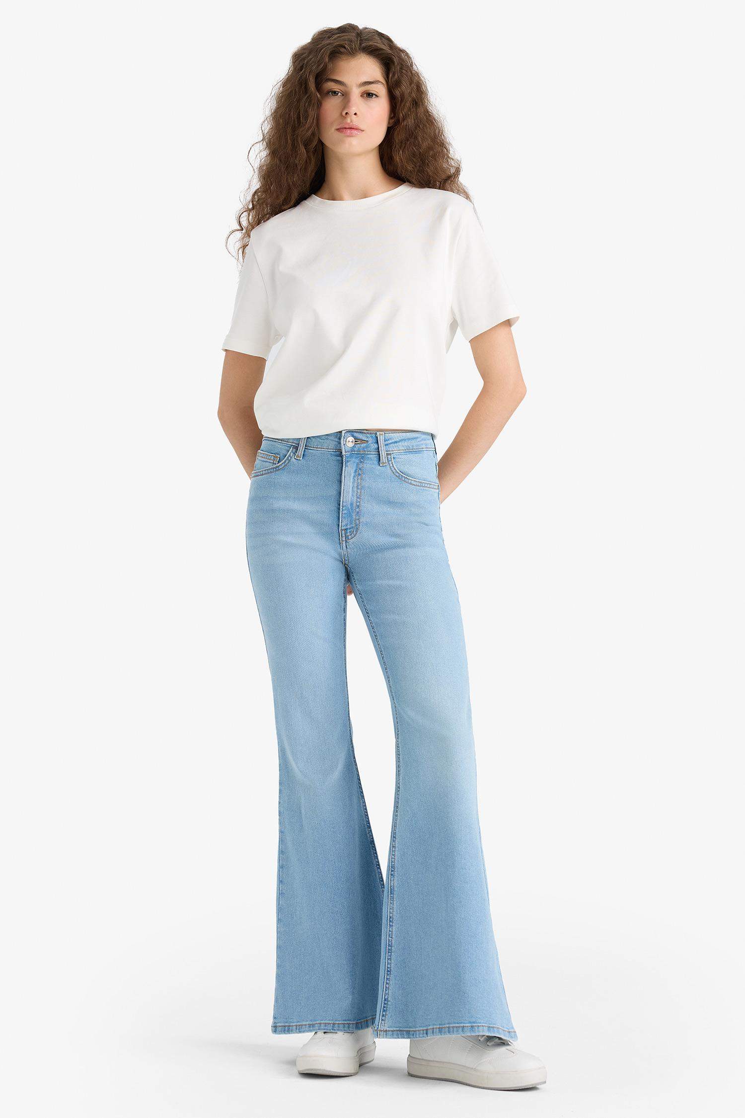 Mia Flare Fit High Waist Long Jeans