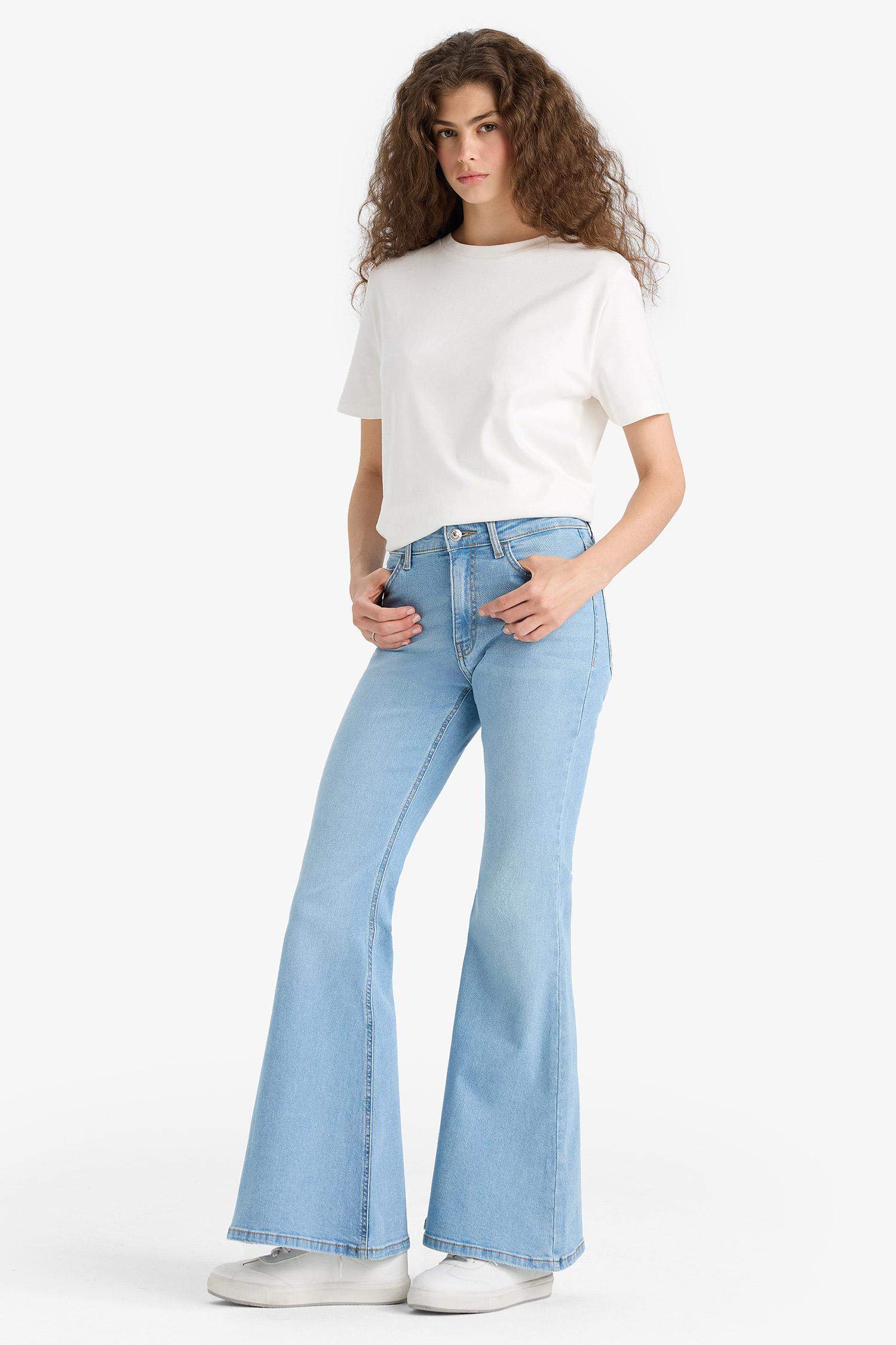 Mia Flare Fit High Waist Long Jeans