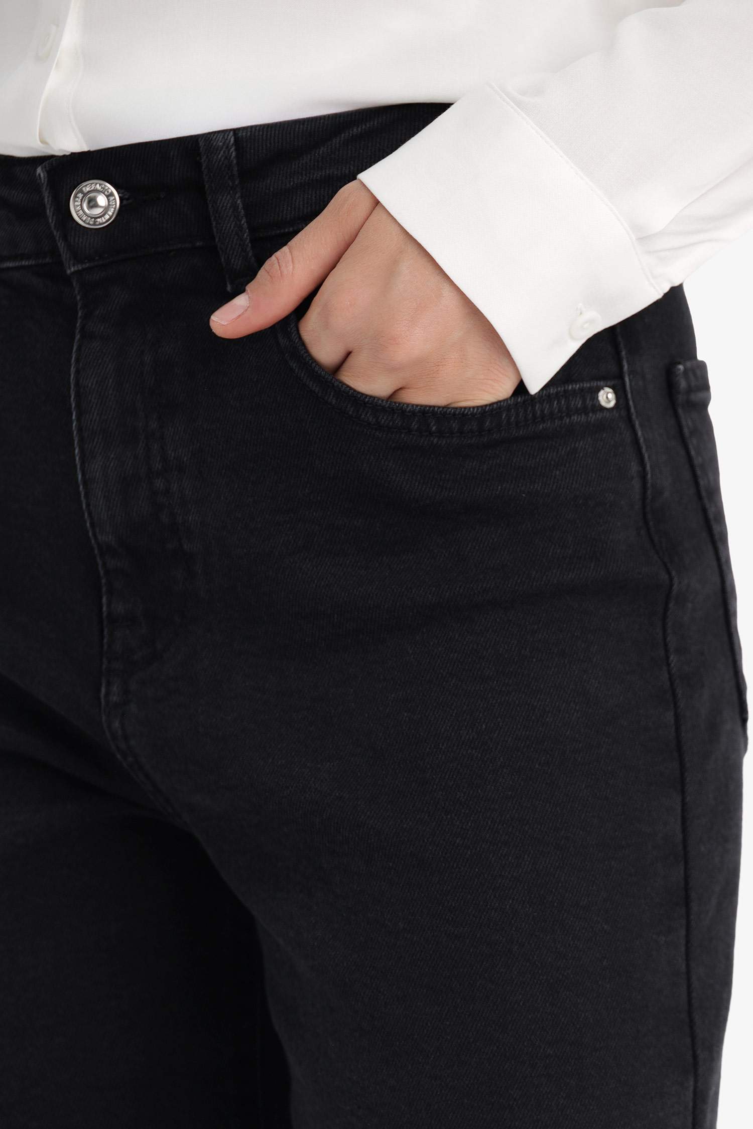 Comfort Mom High Waist Ankle Length Jeans