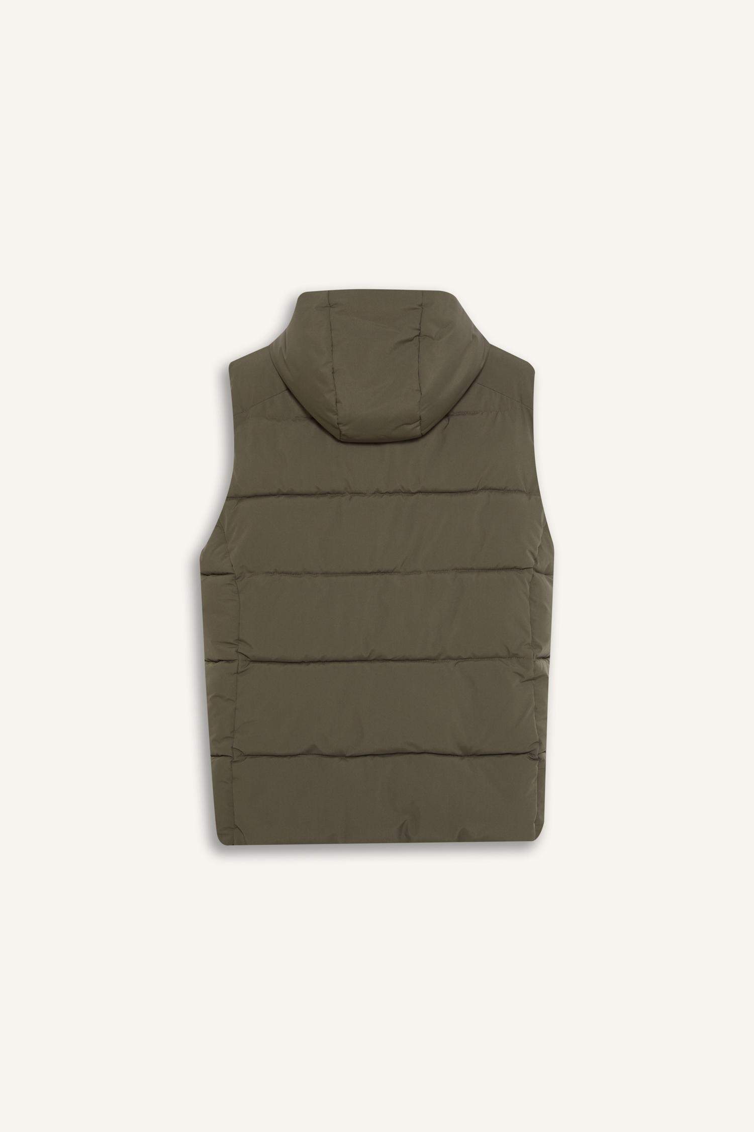 DeFactoFit Regular Fit Hooded Waterproof Puffer Vest