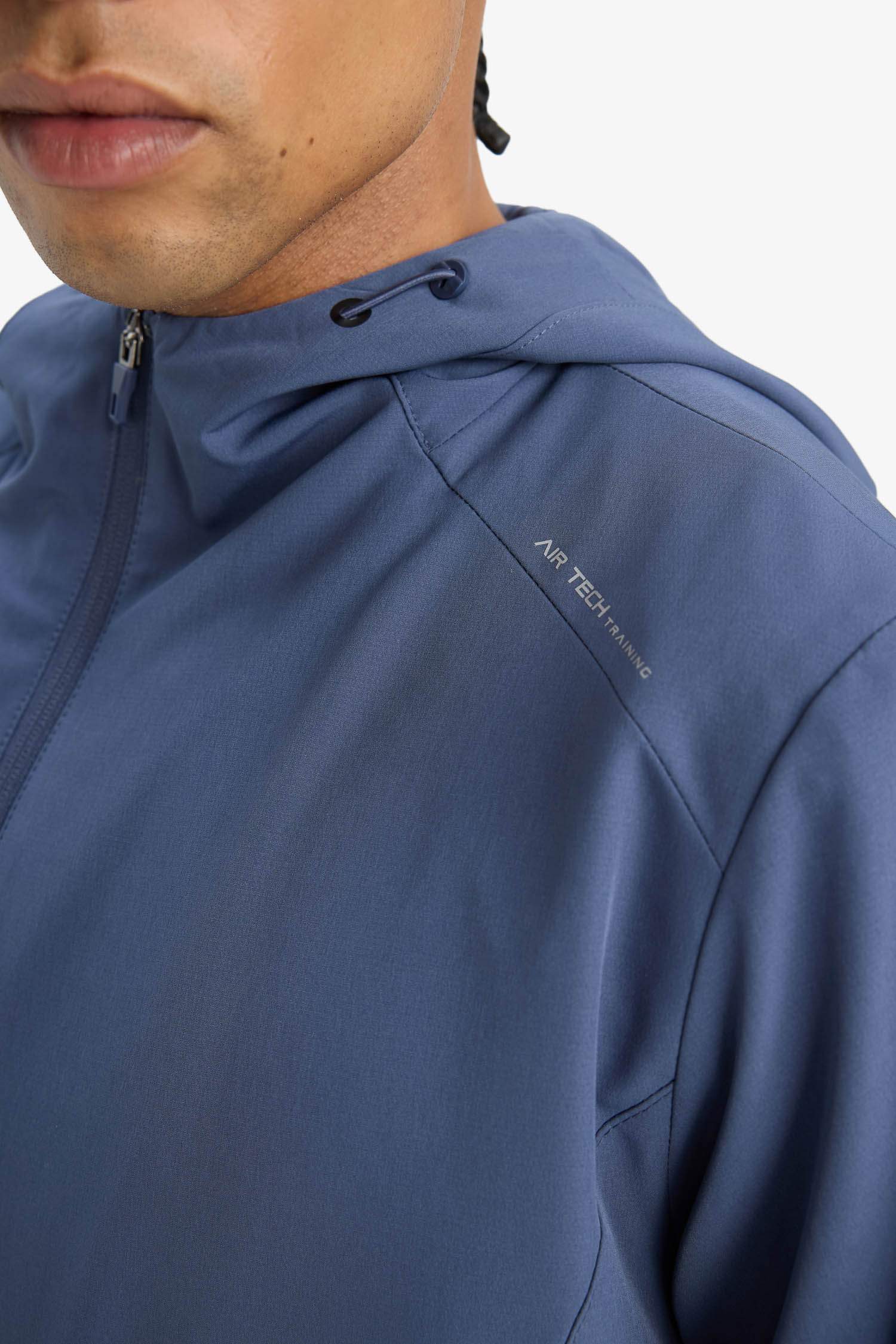 DeFactoFit Regular Fit Hooded Waterproof Rain Jacket