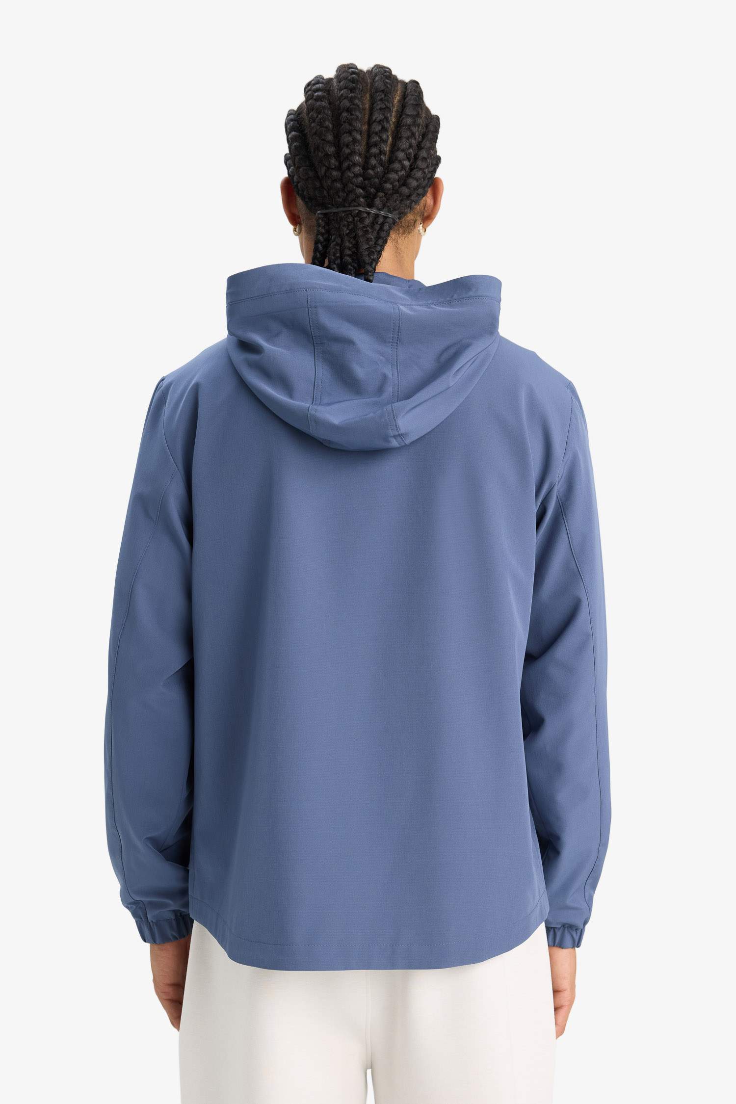 DeFactoFit Regular Fit Hooded Waterproof Rain Jacket