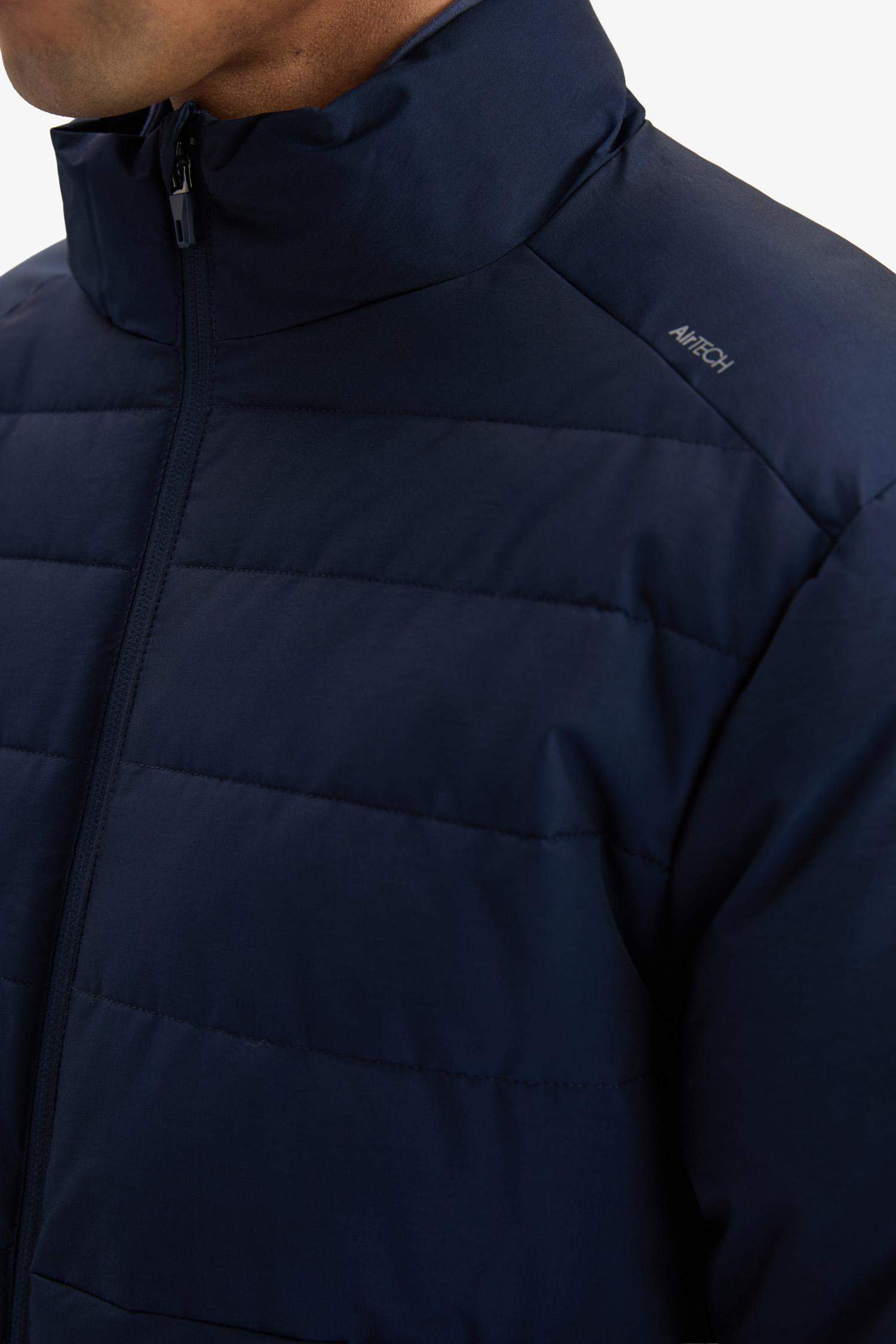 Su İtici Rüzgar Geçirmez Regular Fit Dik Yaka Fermuarlı Cepli Kışlık Mont