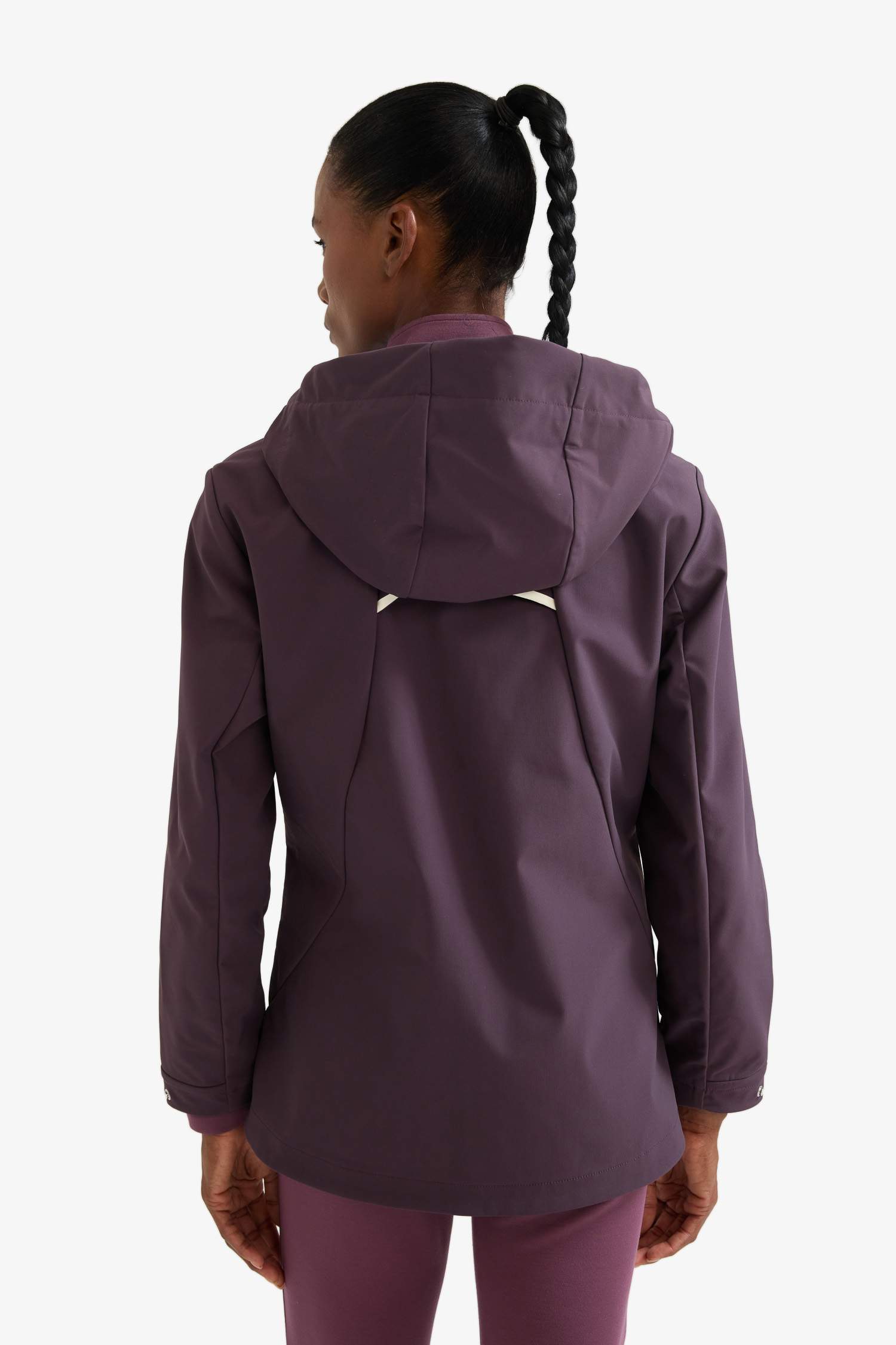 Su İtici Slim Fit Dar Kesim Kapüşonlu İçi Polarlı Fermuarlı Mont