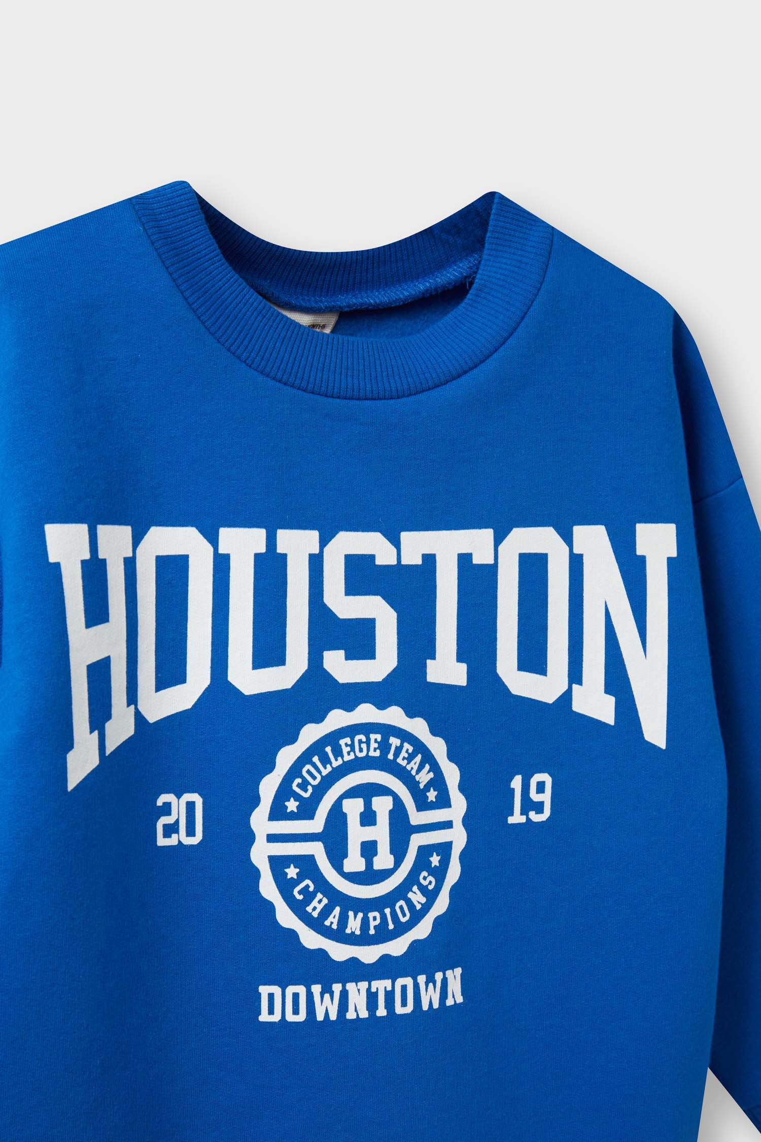 Boy Crew Neck Printed Soft Lining Sweatshirt