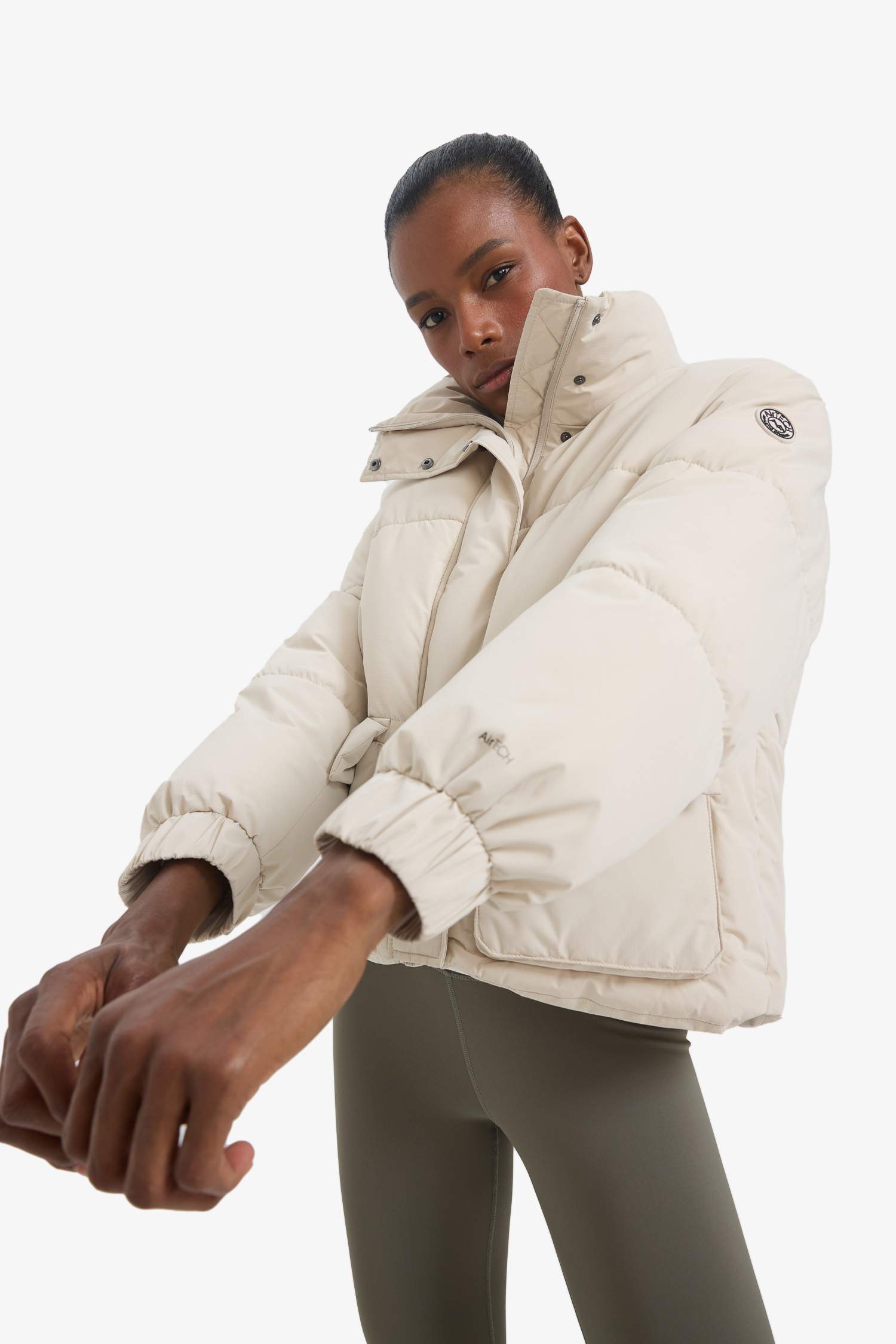 DeFactoFit Oversize Fit Waterproof Windproof Zippered Puffer Jacket