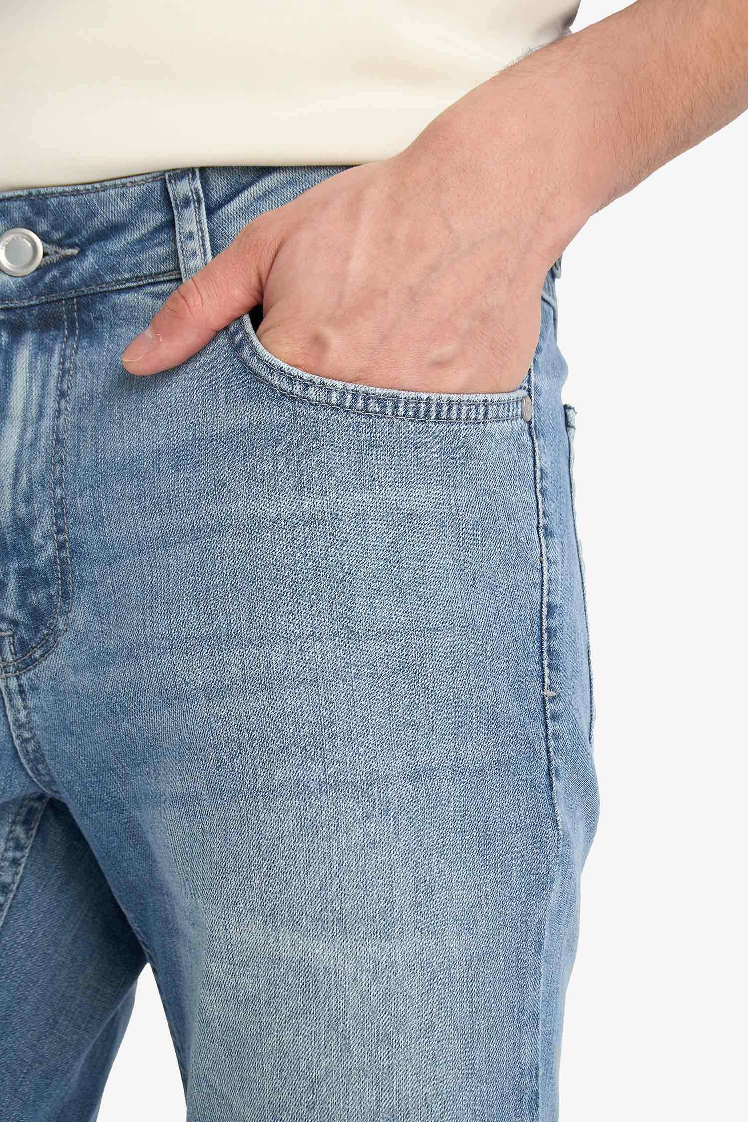 Pedro Slim Fit Dar Kalıp Normal Bel Dar Paça Jean Pantolon