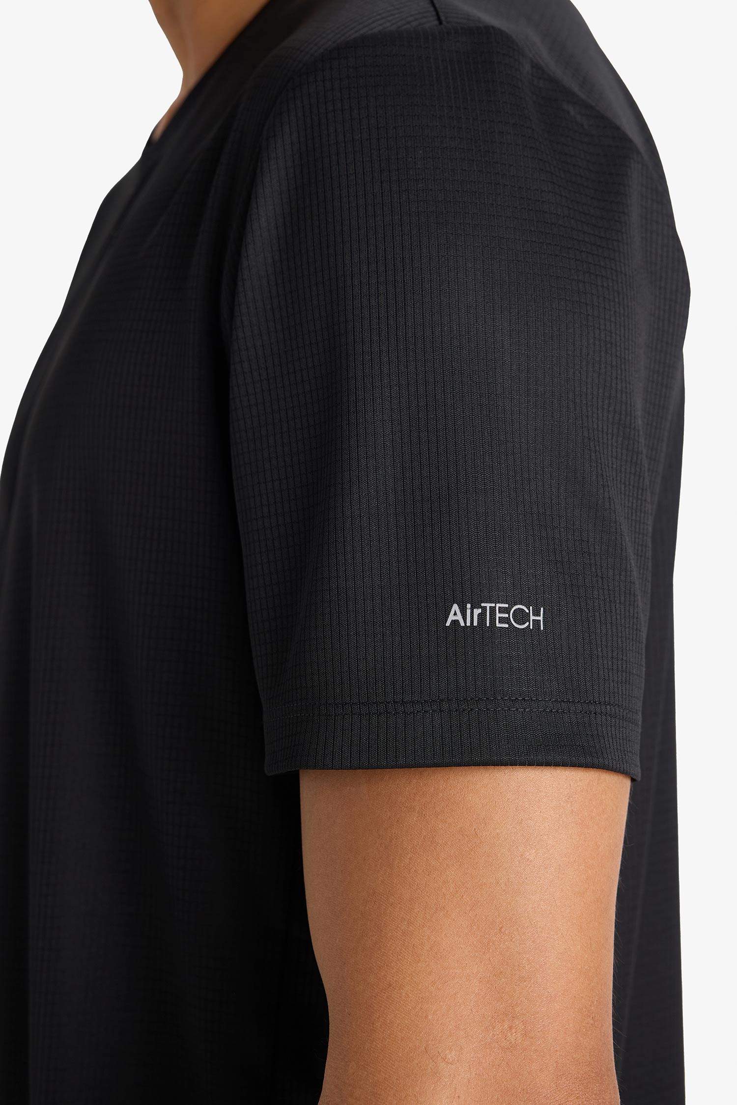 DeFactoFit Slim Fit Dar Kesim Bisiklet Yaka Çabuk Kuruyan Nefes Alabilen Esnek Kumaş Baskılı Sporcu Kısa Kollu Tişört