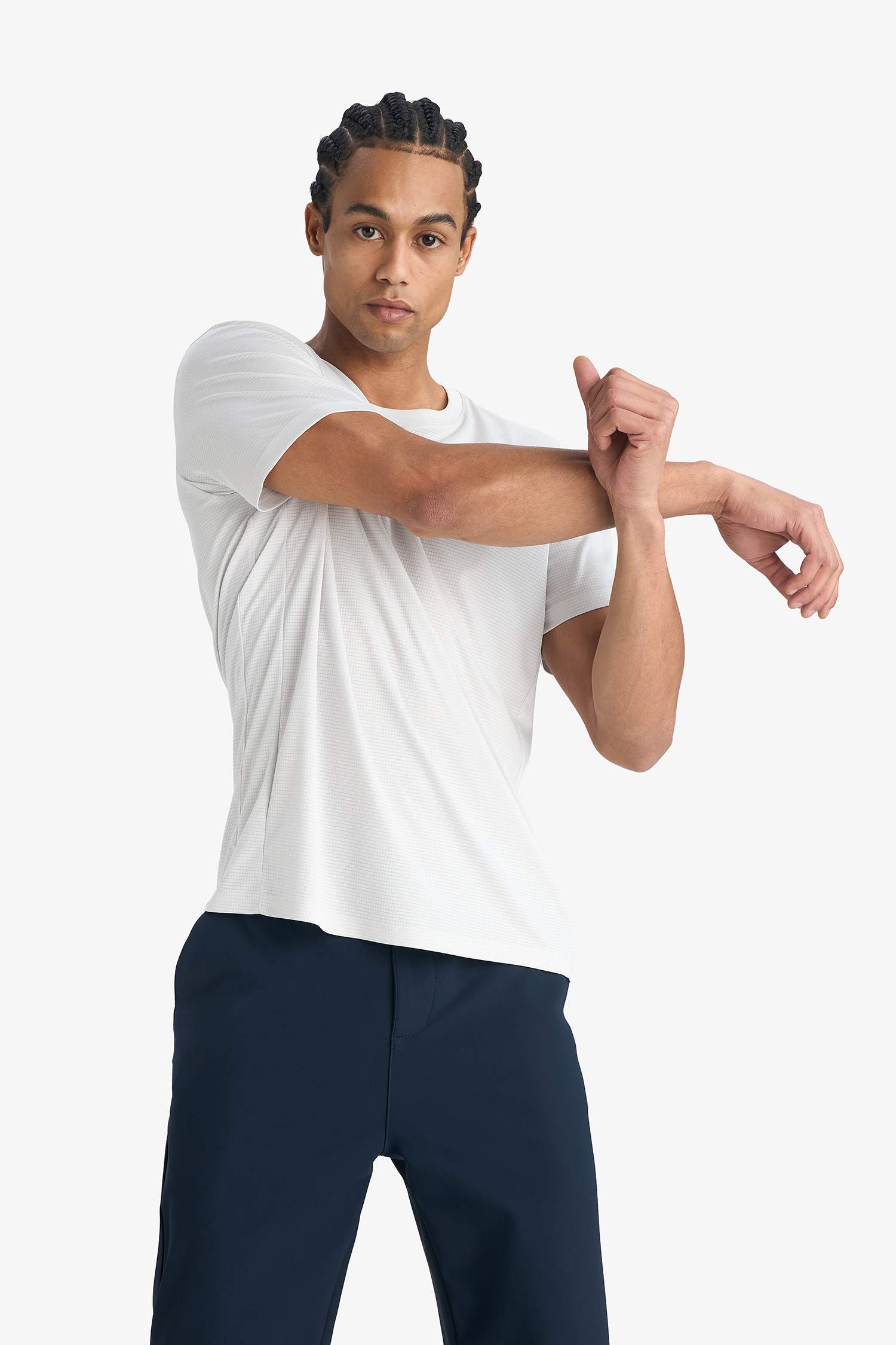 Slim Fit Crew Neck Printed Sports T-Shirt