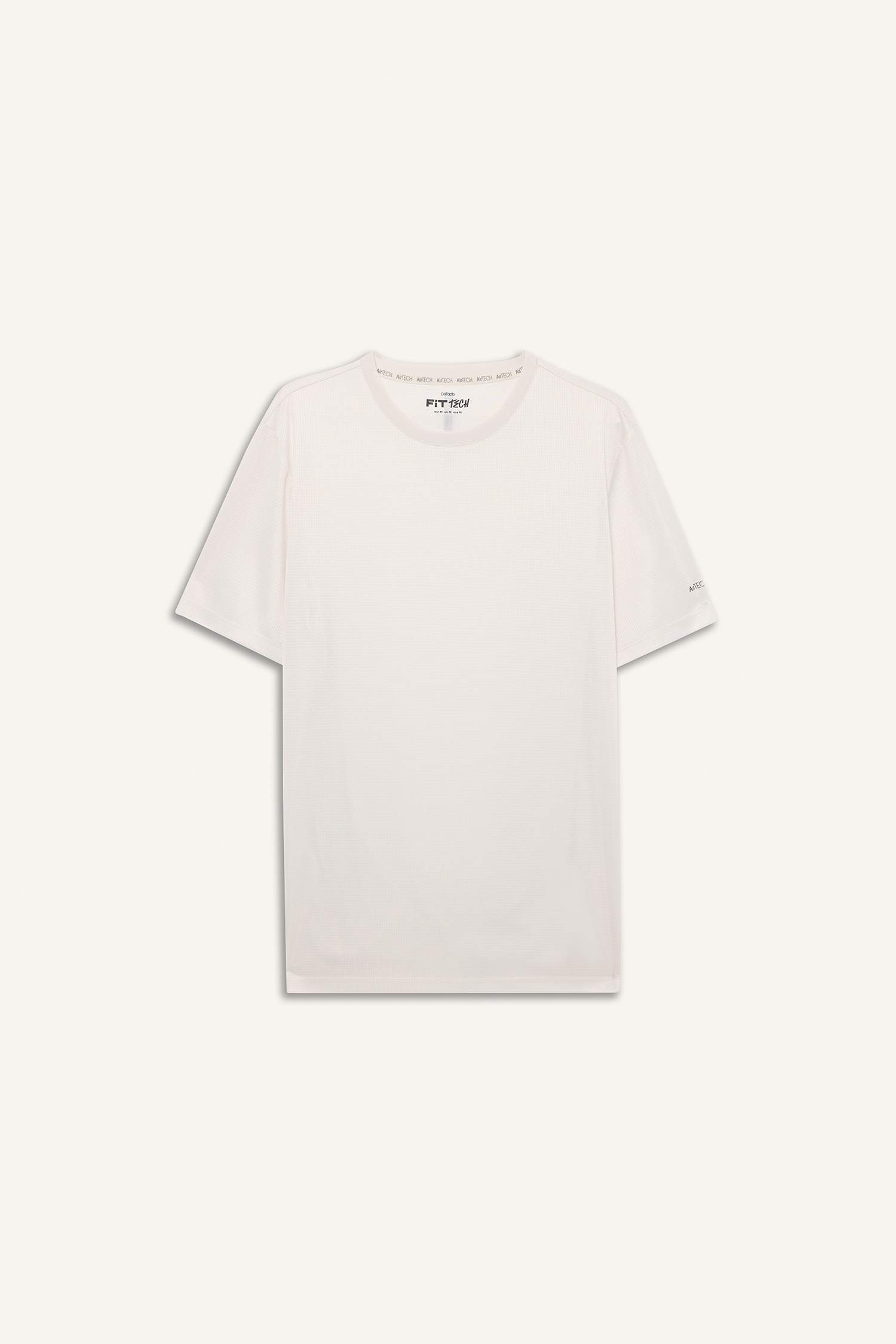 Slim Fit Crew Neck Printed Sports T-Shirt