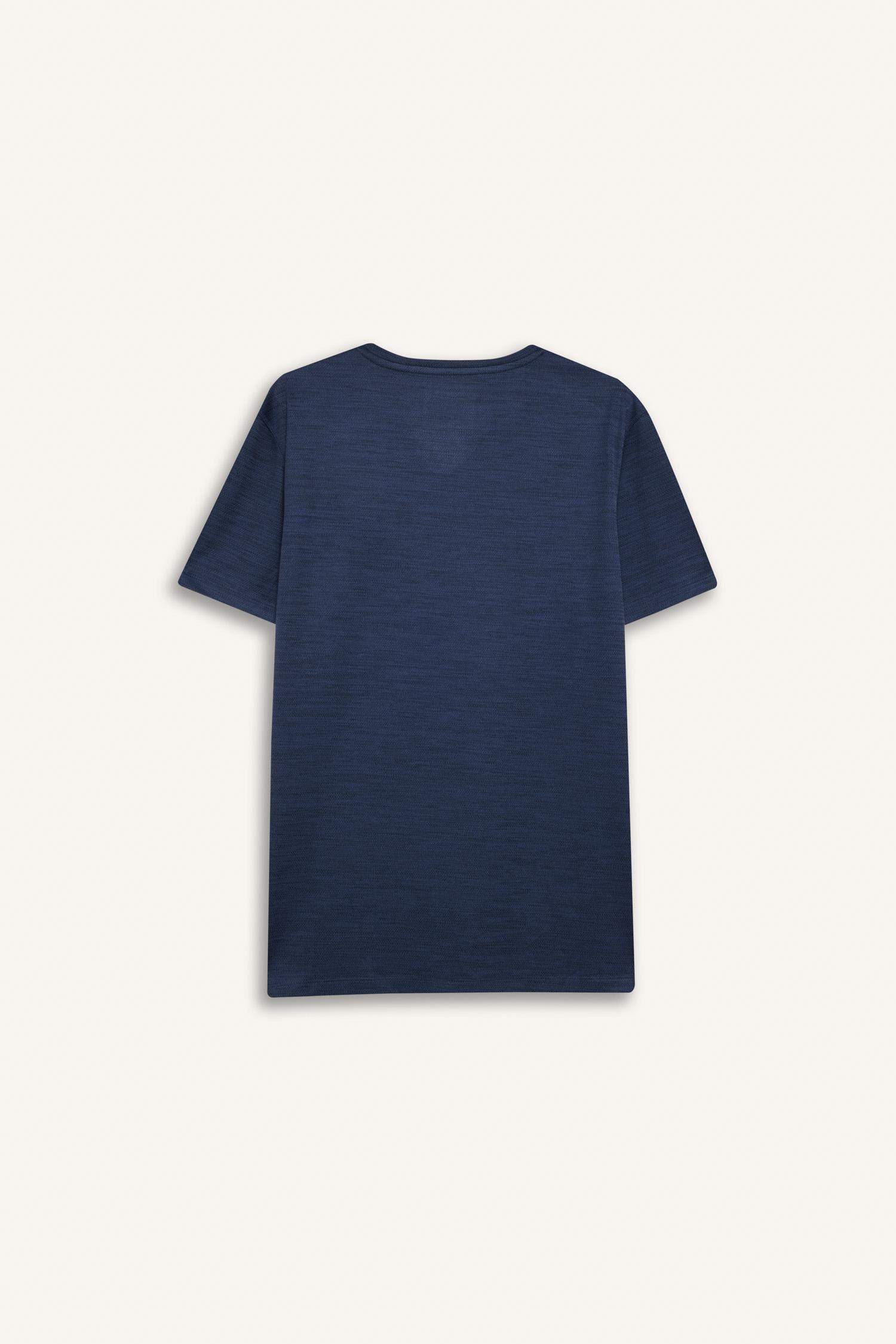 DeFactoFit Slim Fit Dar Kesim Hızlı Kuruyan Nefes Alabilen Esnek Kumaş Bisiklet Yaka Sporcu Kısa Kollu Tişört