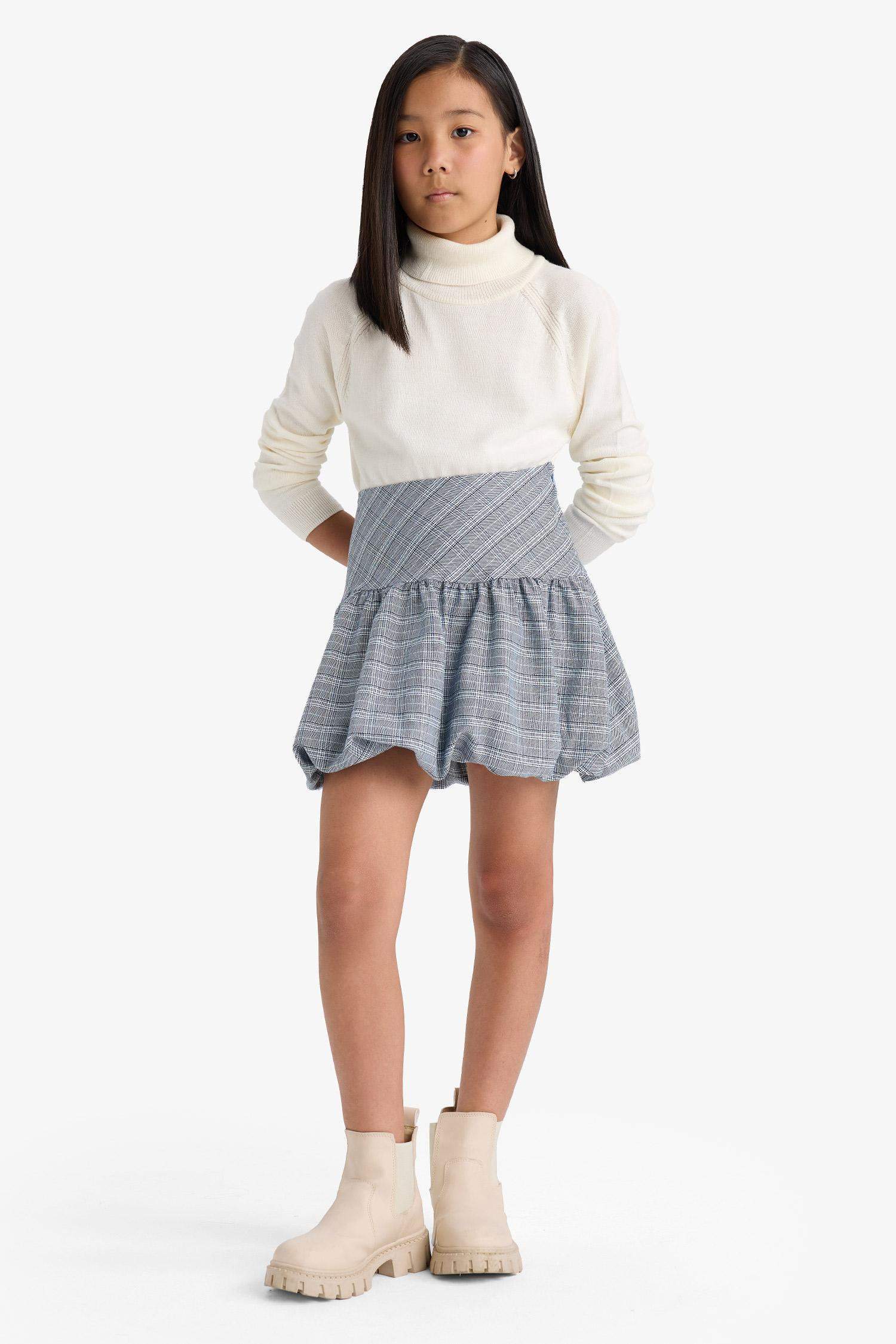 تنورة بناتي بالون منقوش