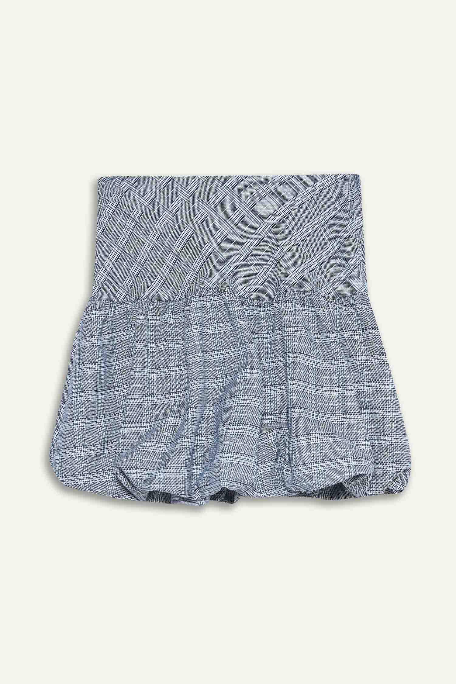 Детская юбка с принтом и воздушным силуэтом для девочки