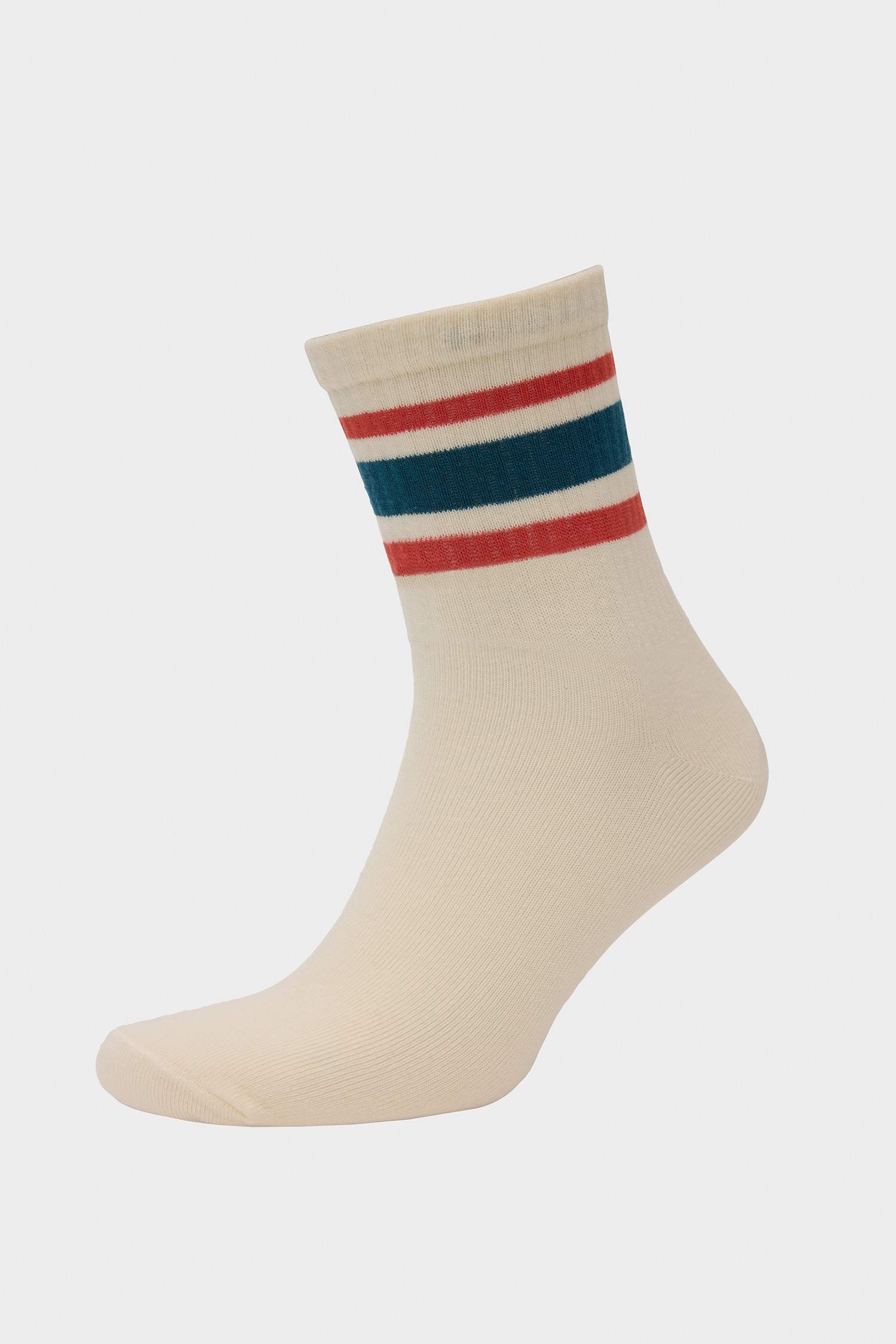 Erkek 3'lü Pamuklu Soket Çorap