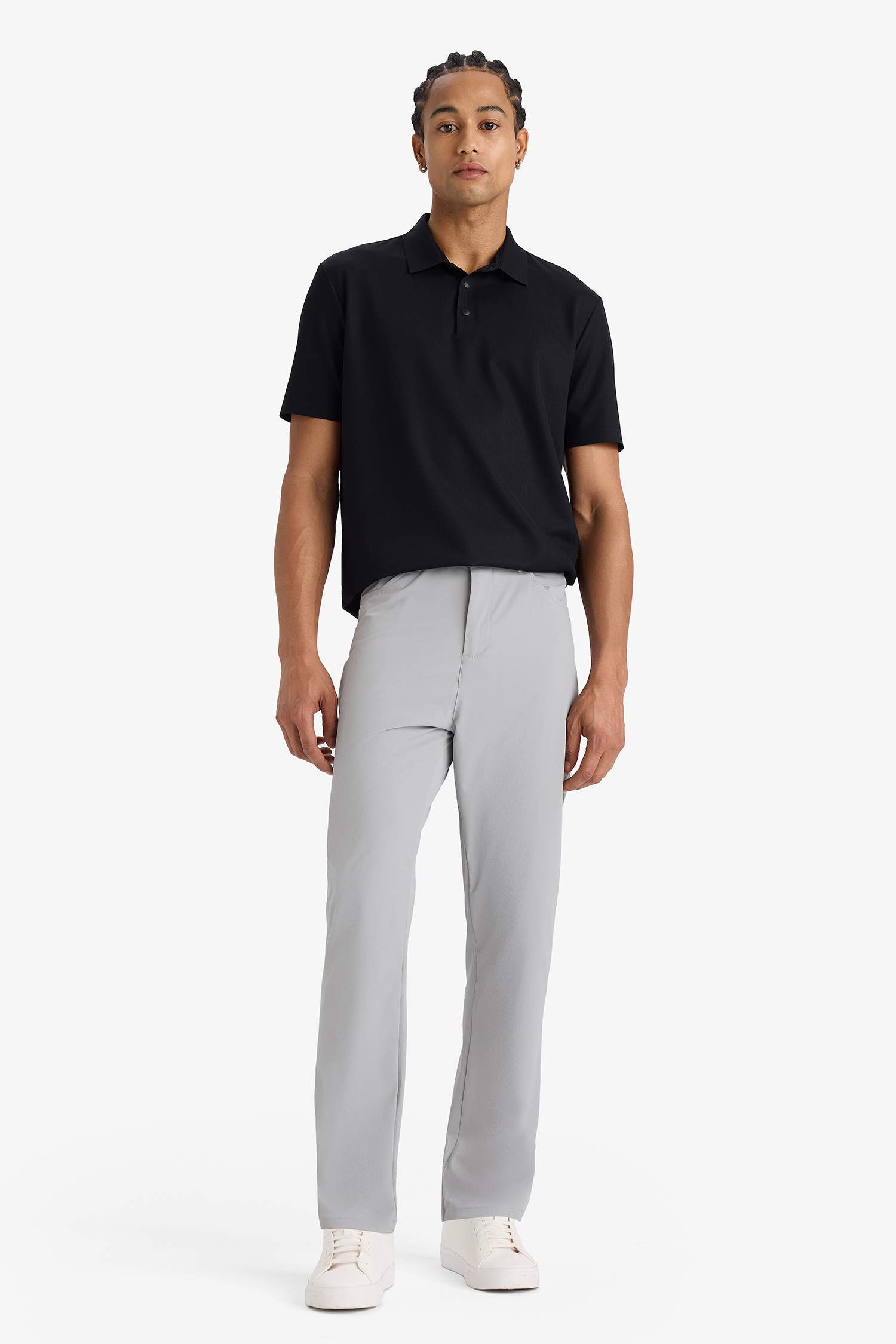 DeFactoFit Standart Fit Polo Yaka Sporcu Kısa Kollu Tişört