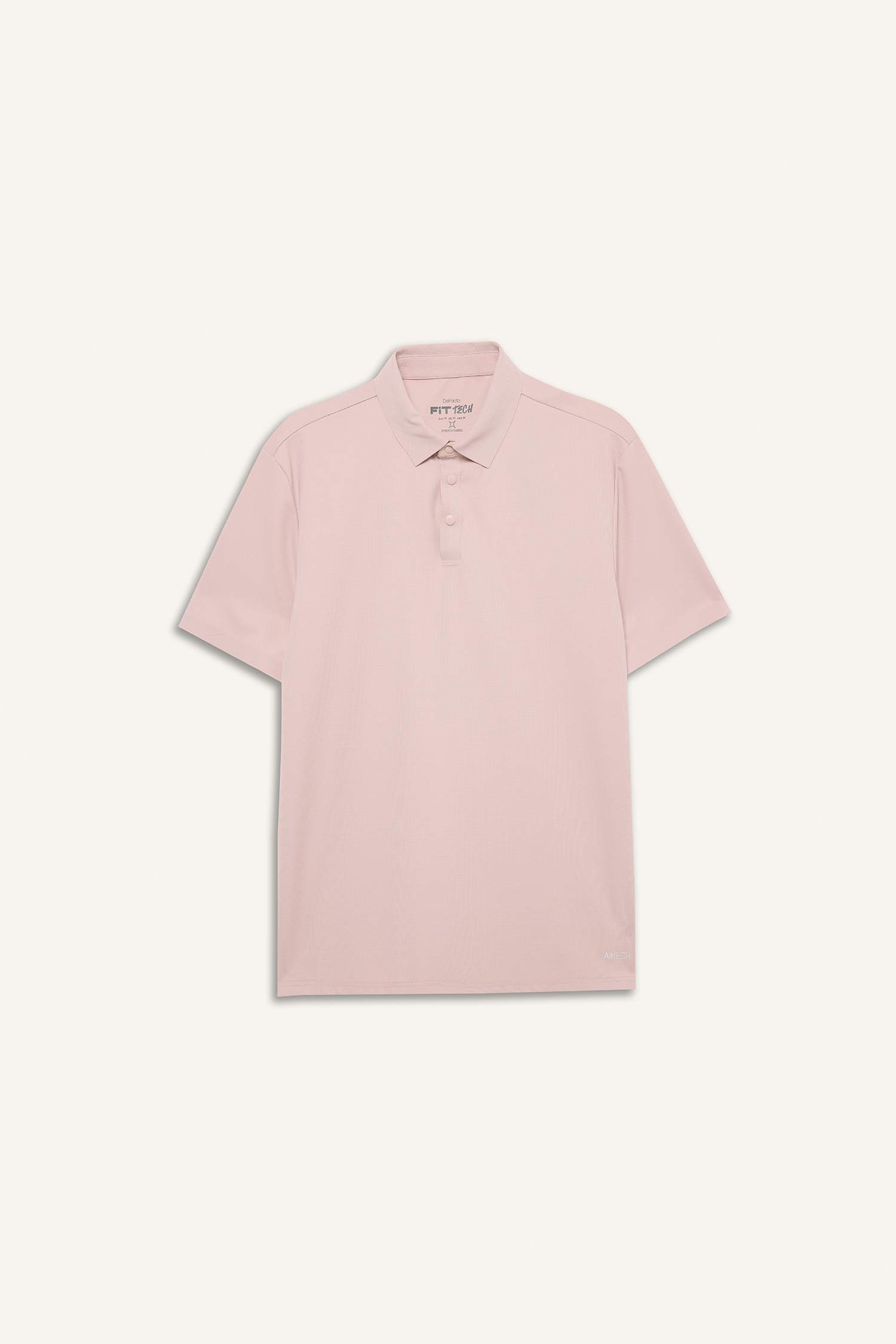 DeFactoFit Standard Fit Sports Polo T-Shirt