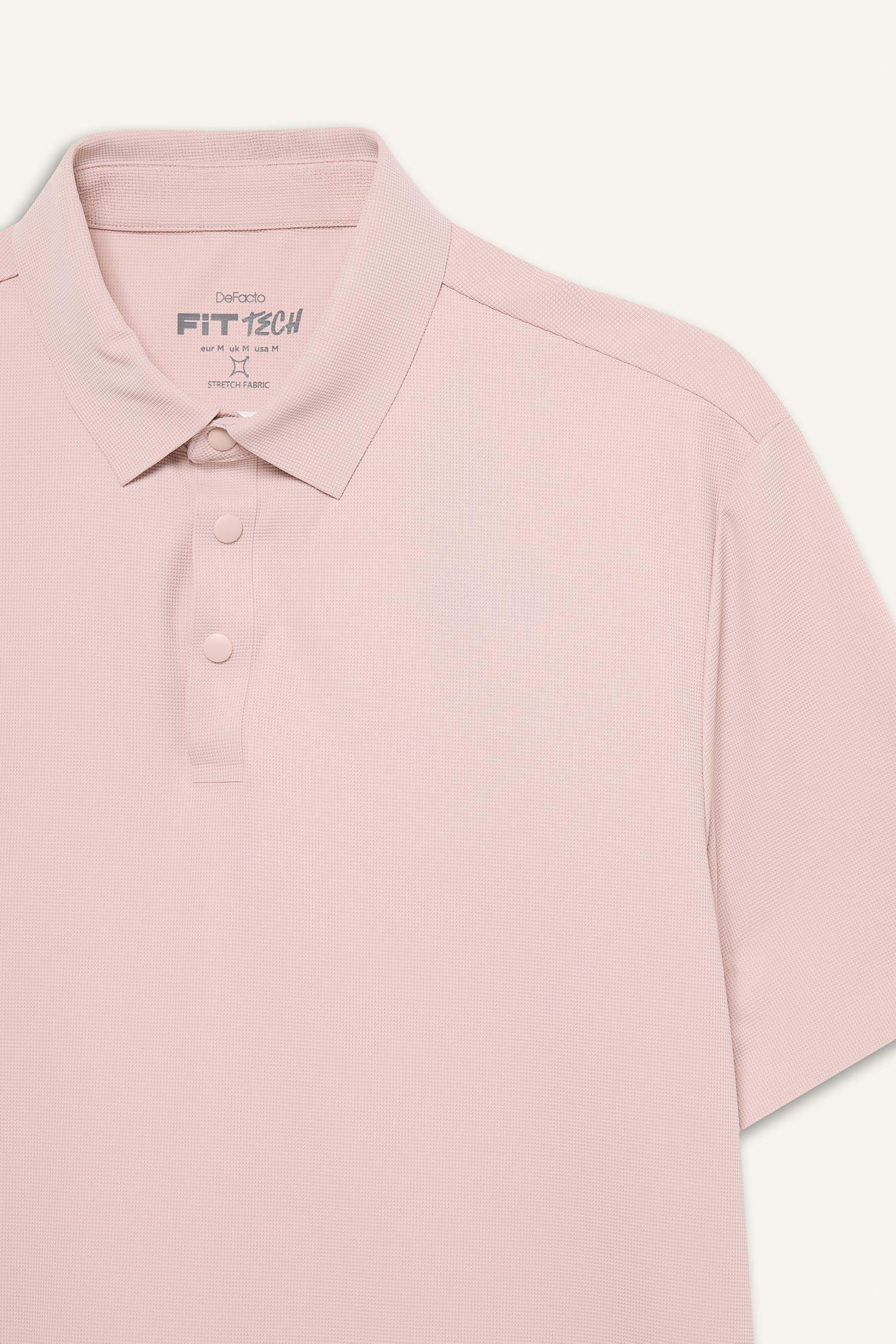 DeFactoFit Standard Fit Sports Polo T-Shirt