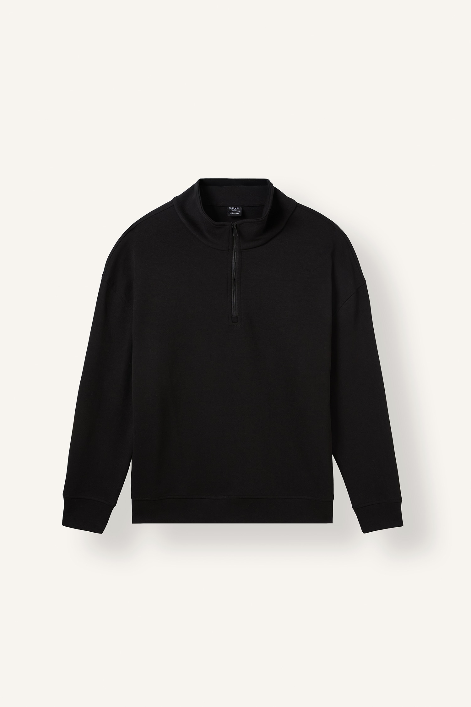 DeFacto Boxy Fıt Skuba Dalgıç Kumaş Sweatshirt görsel 7