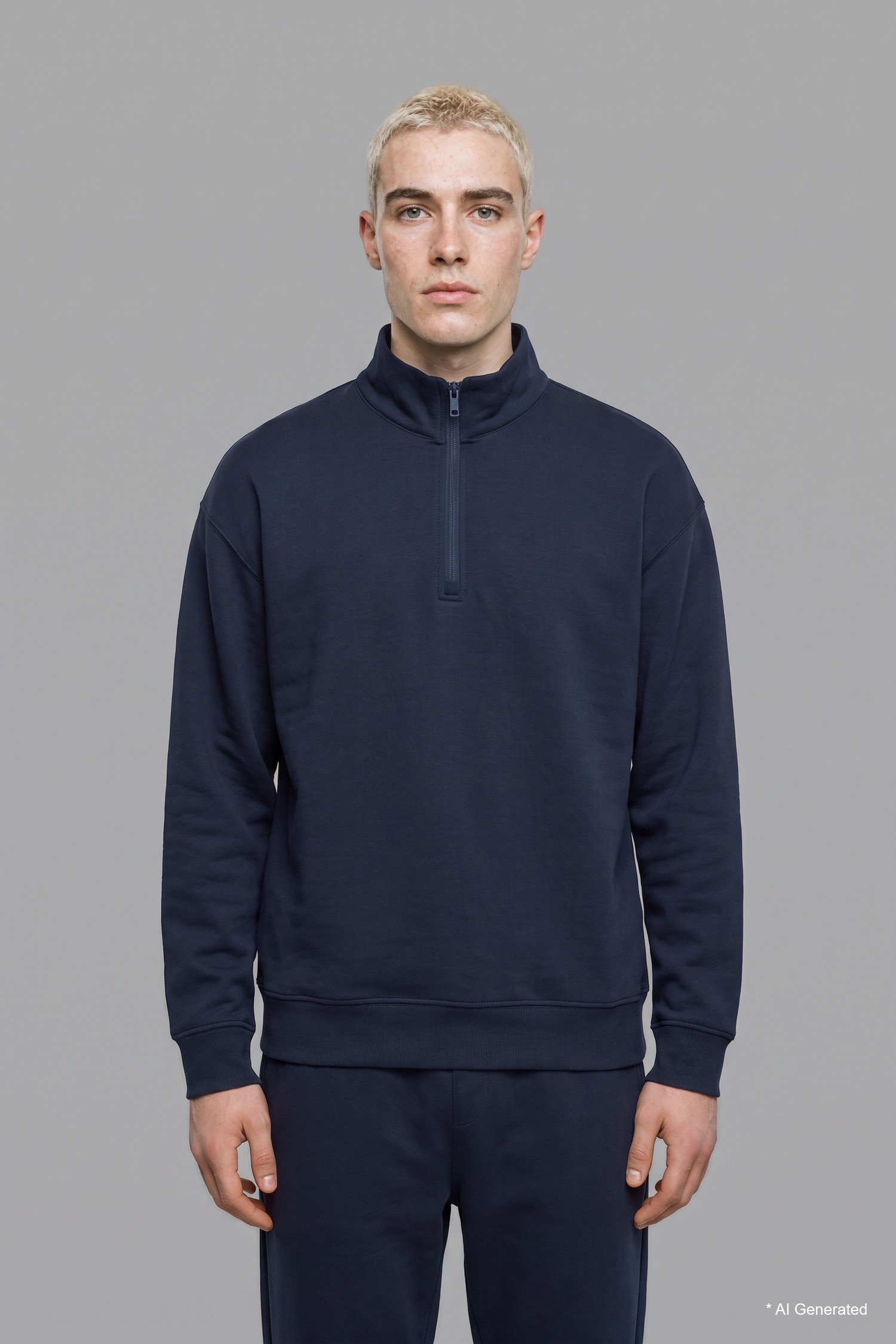 DeFacto Boxy Fıt Skuba Kumaş Uzun Kollu Sweatshirt görsel 2