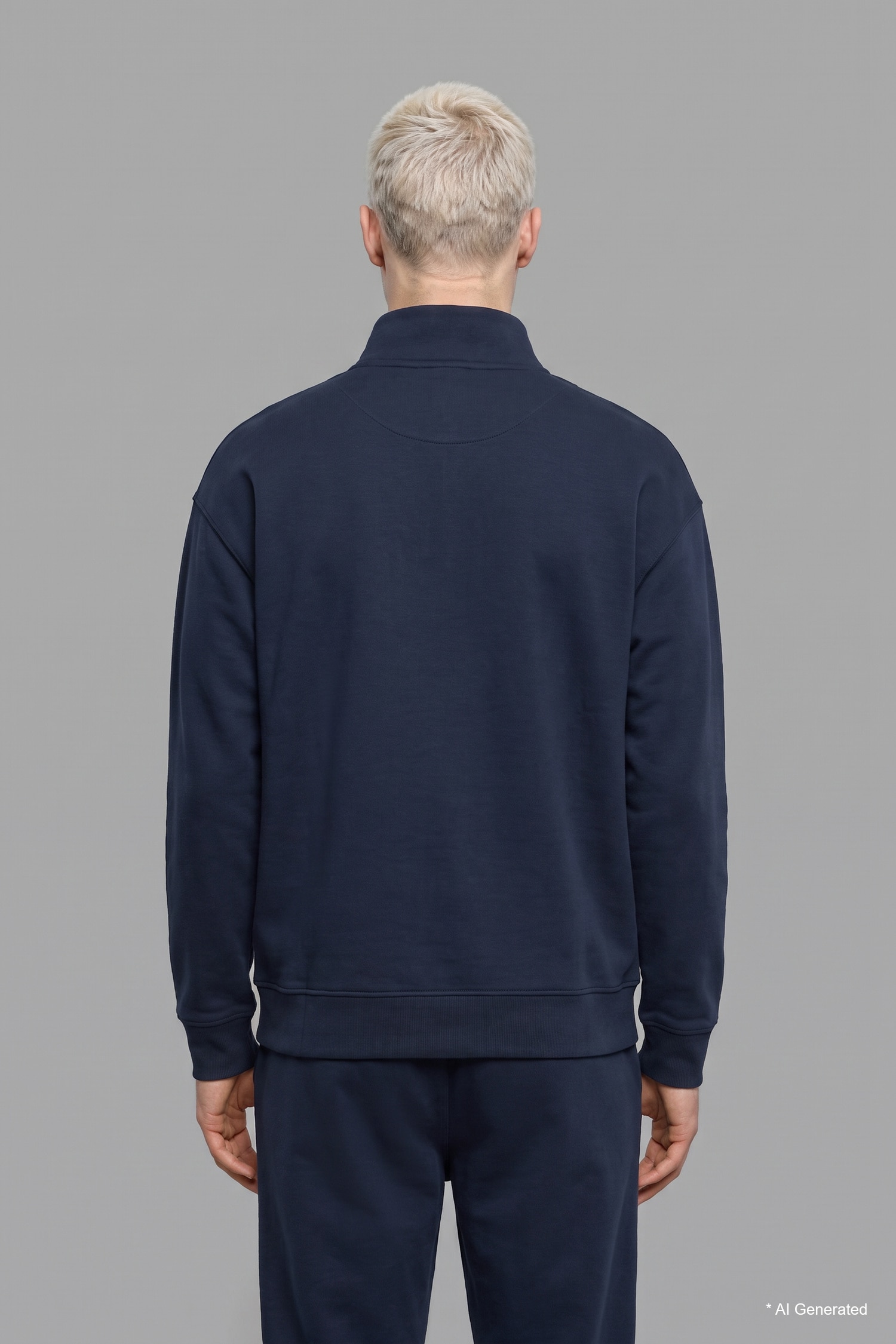 DeFacto Boxy Fıt Skuba Kumaş Uzun Kollu Sweatshirt görsel 3