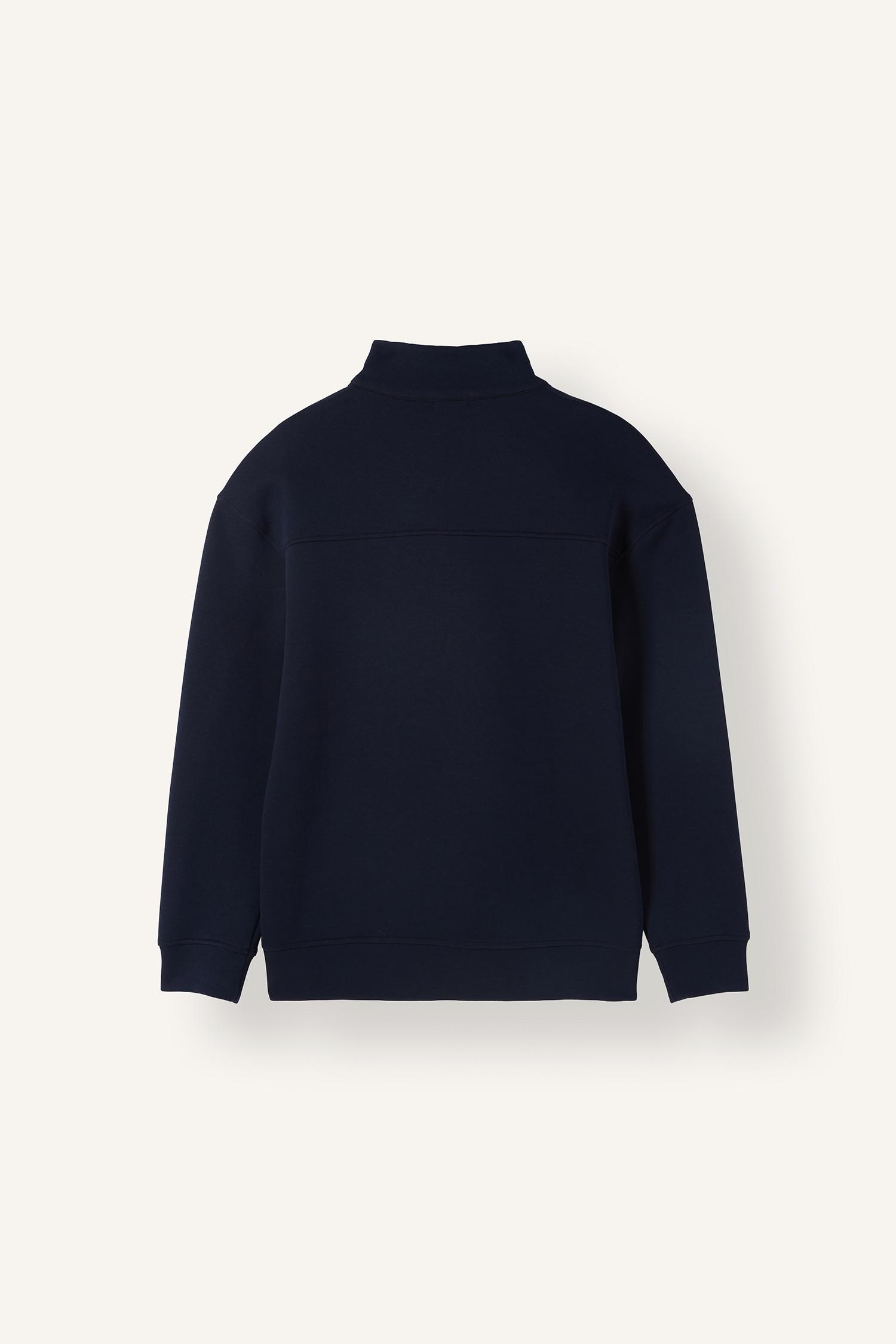 DeFacto Boxy Fıt Skuba Kumaş Uzun Kollu Sweatshirt görsel 7
