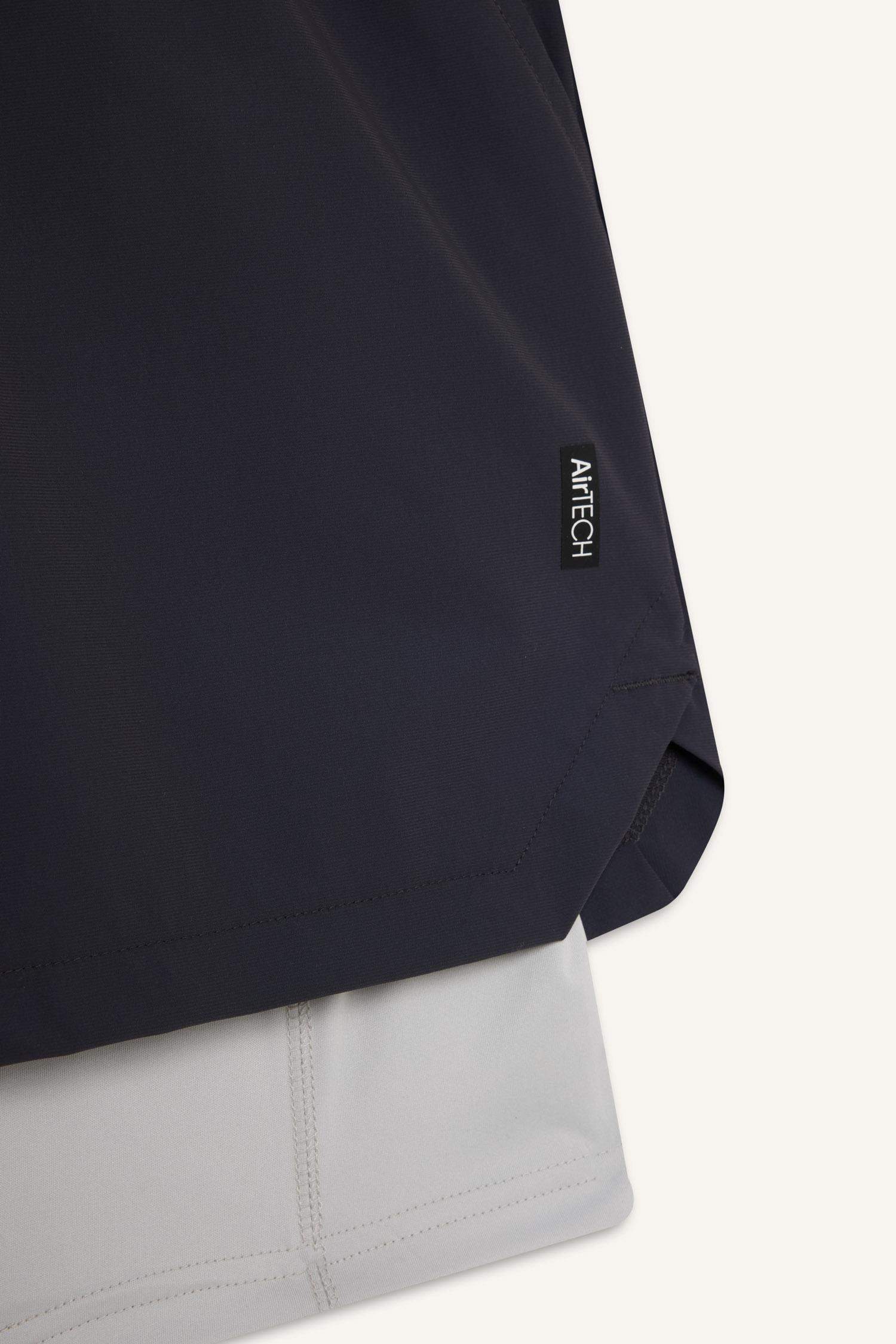 Slim Fit Dar Kesim Sporcu İçi Taytlı Kısa Paça Şort