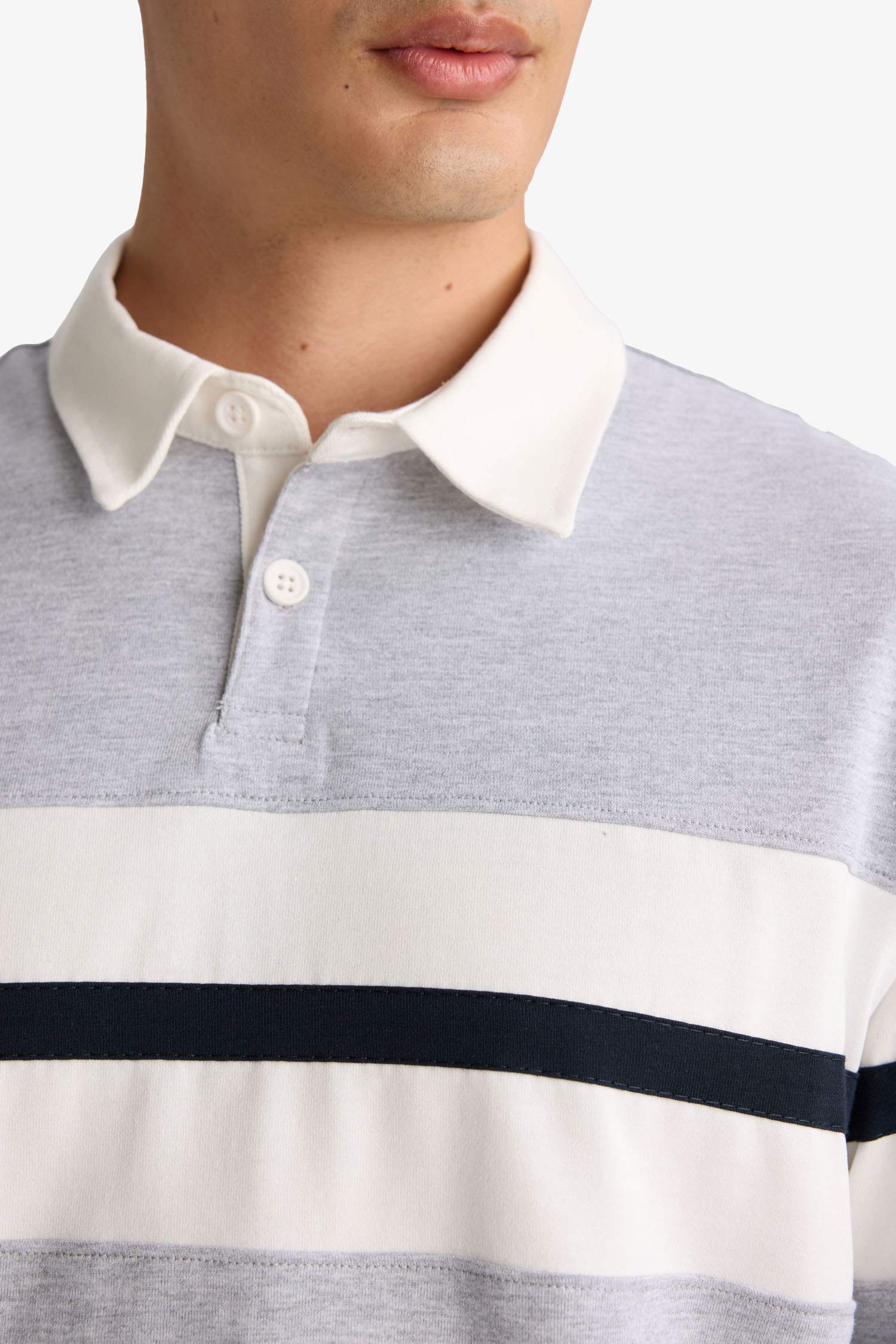 Regular Fit Polo Collar Short Sleeve T-Shirt