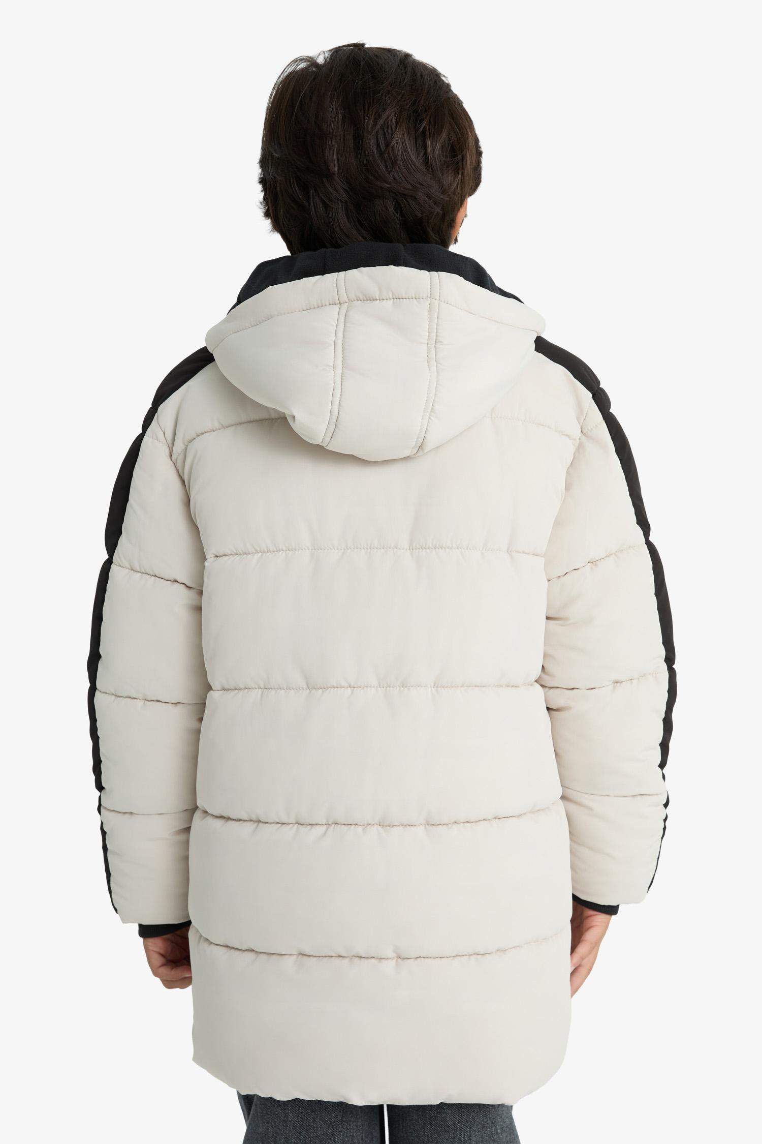 Boy Waterproof Fleece Lined Puffer Jacket