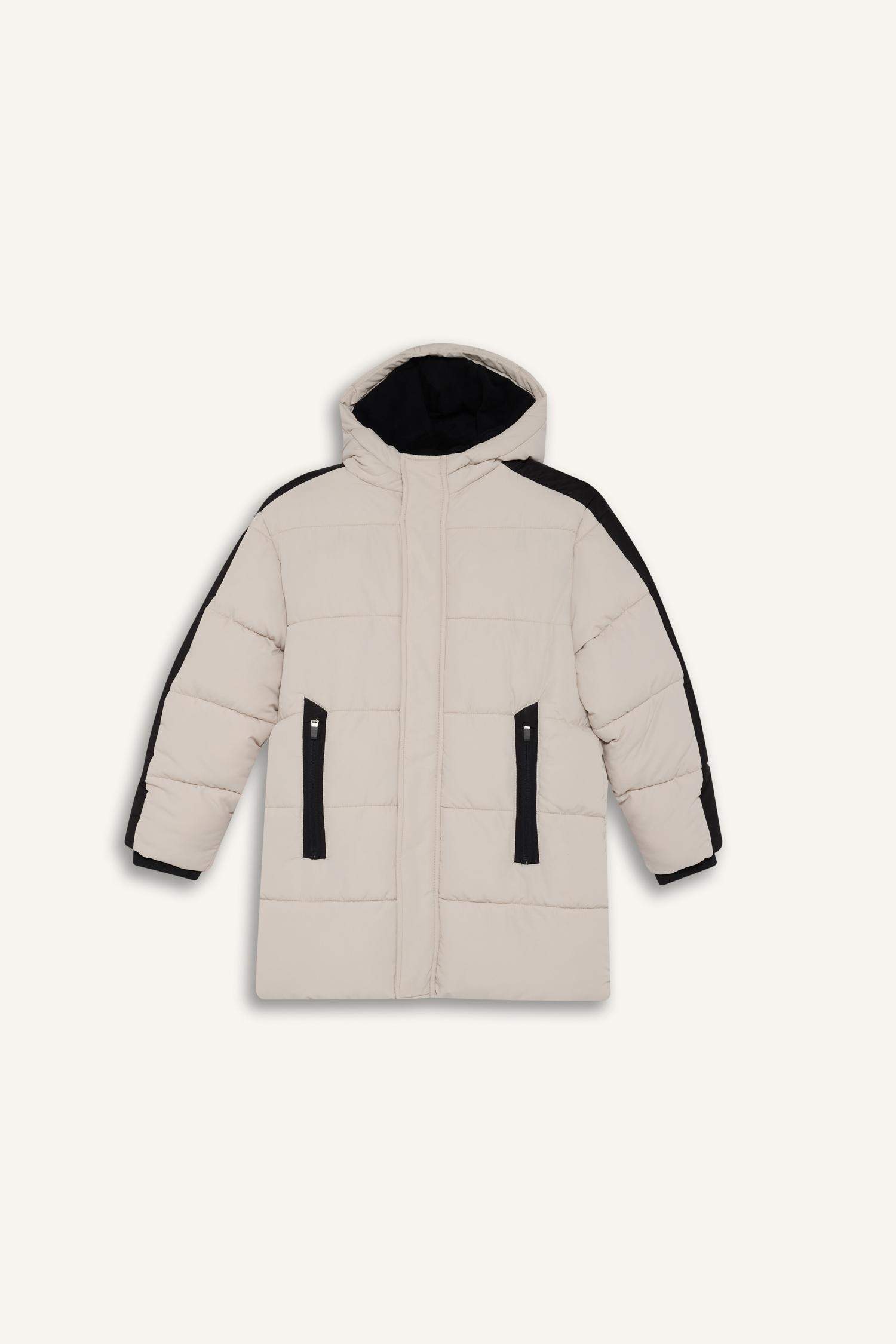 Boy Waterproof Fleece Lined Puffer Jacket