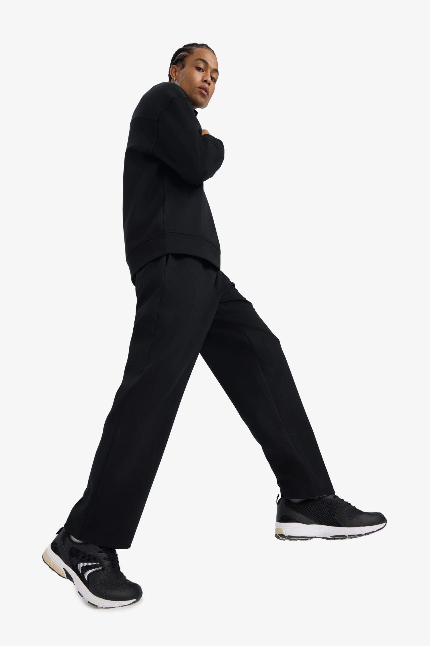 Wide Leg Beli Bağcıklı Geniş Paça Bol Eşofman Altı