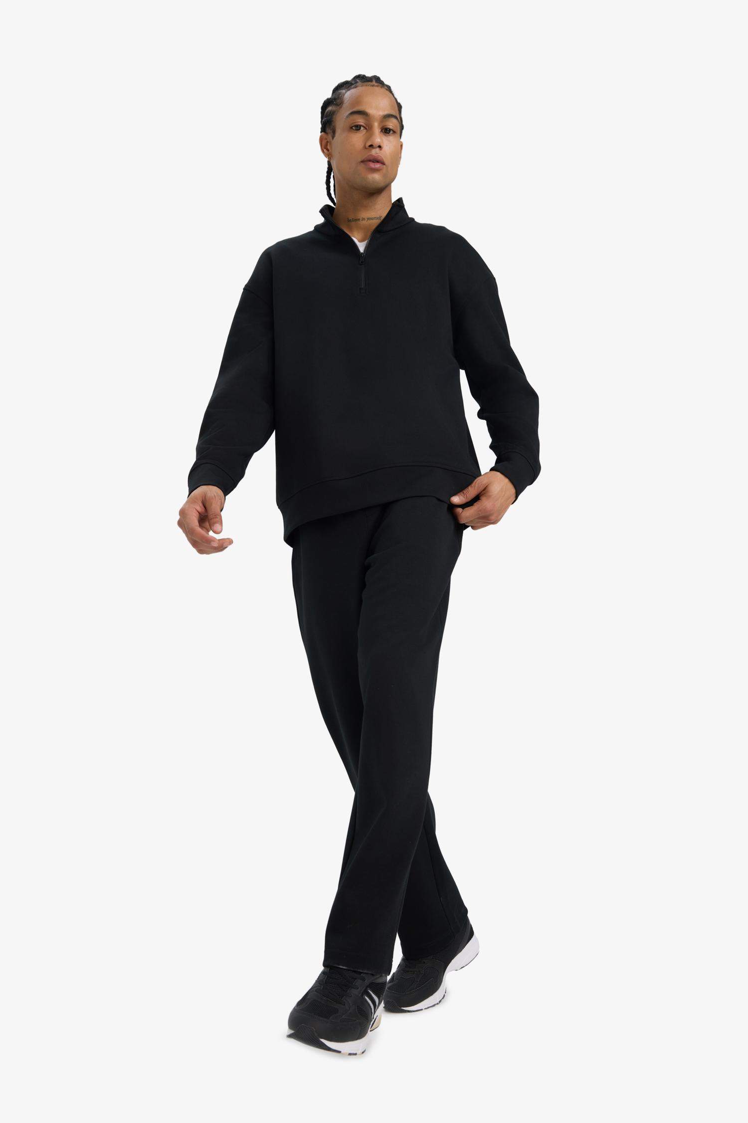 Wide Leg Beli Bağcıklı Geniş Paça Bol Eşofman Altı