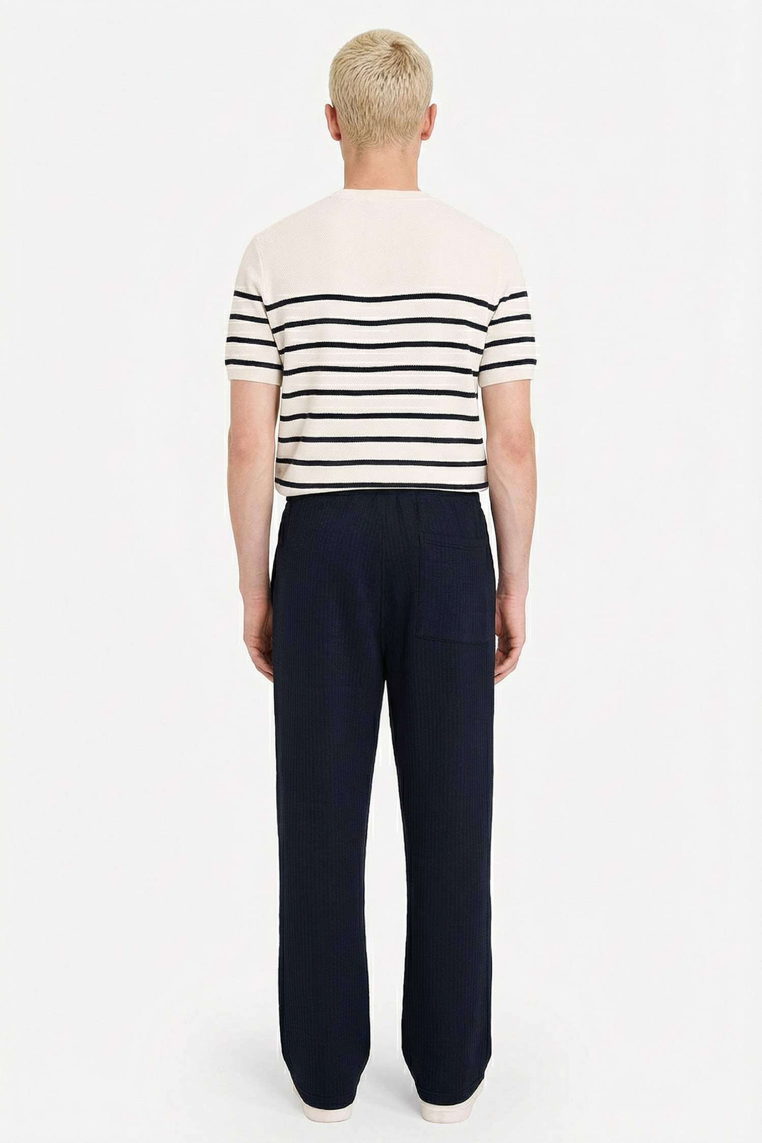 Wide Leg Cepli Geniş Paça Dokulu Eşofman Altı