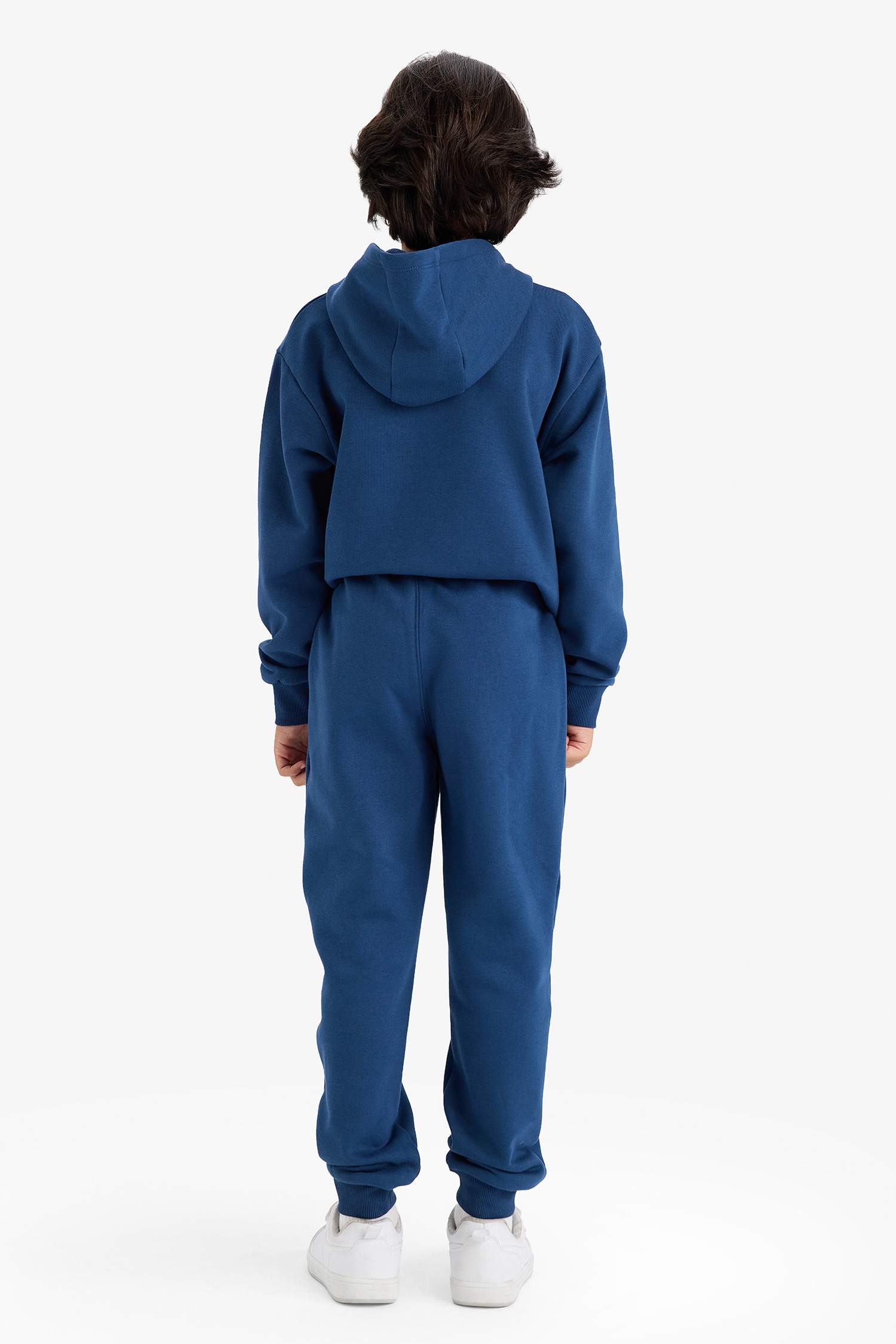 سروال رياضي أولاد مطبوع قماش سميك قصة عادية بخصر مطاطي