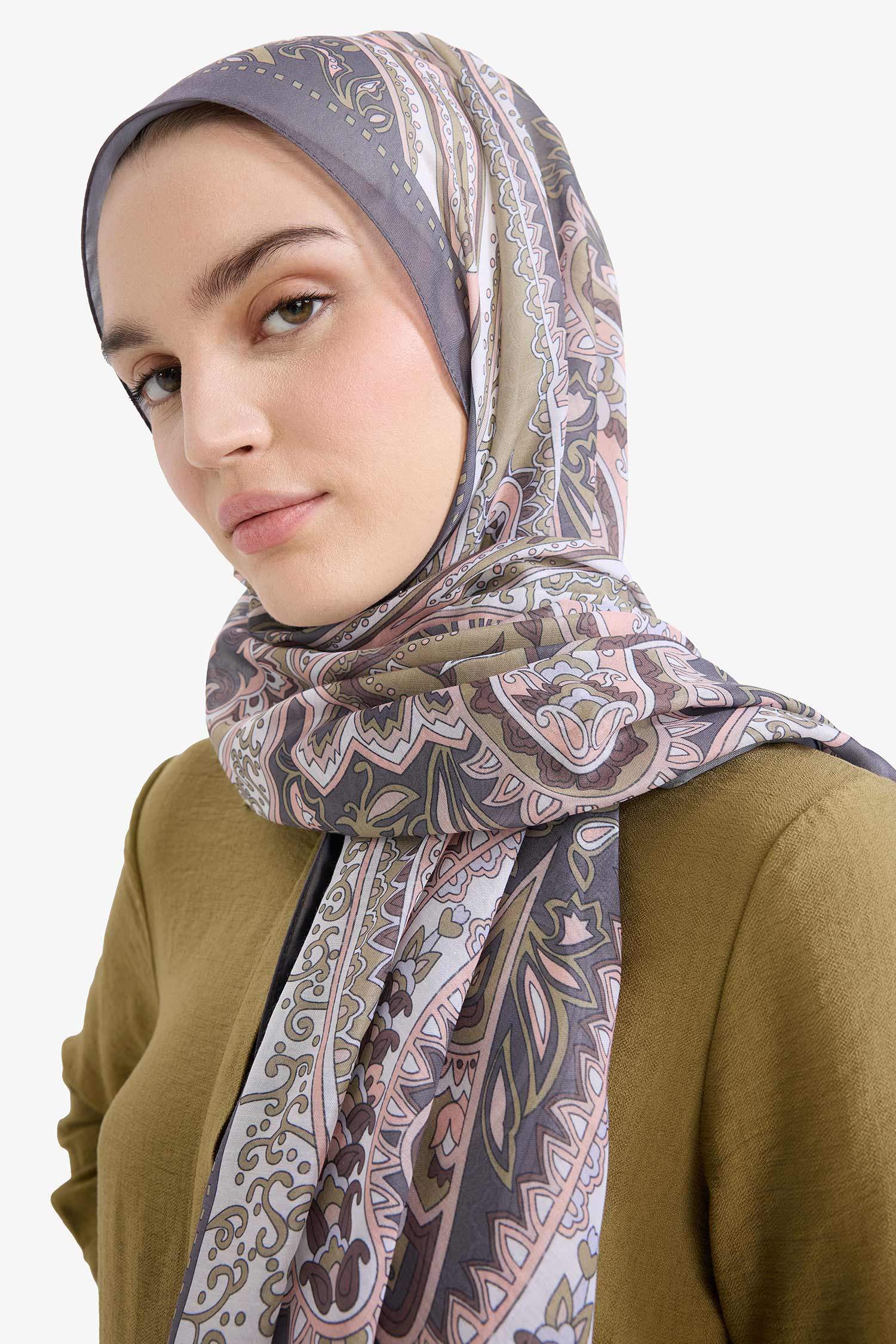 Woman Voile Hijab Shawl