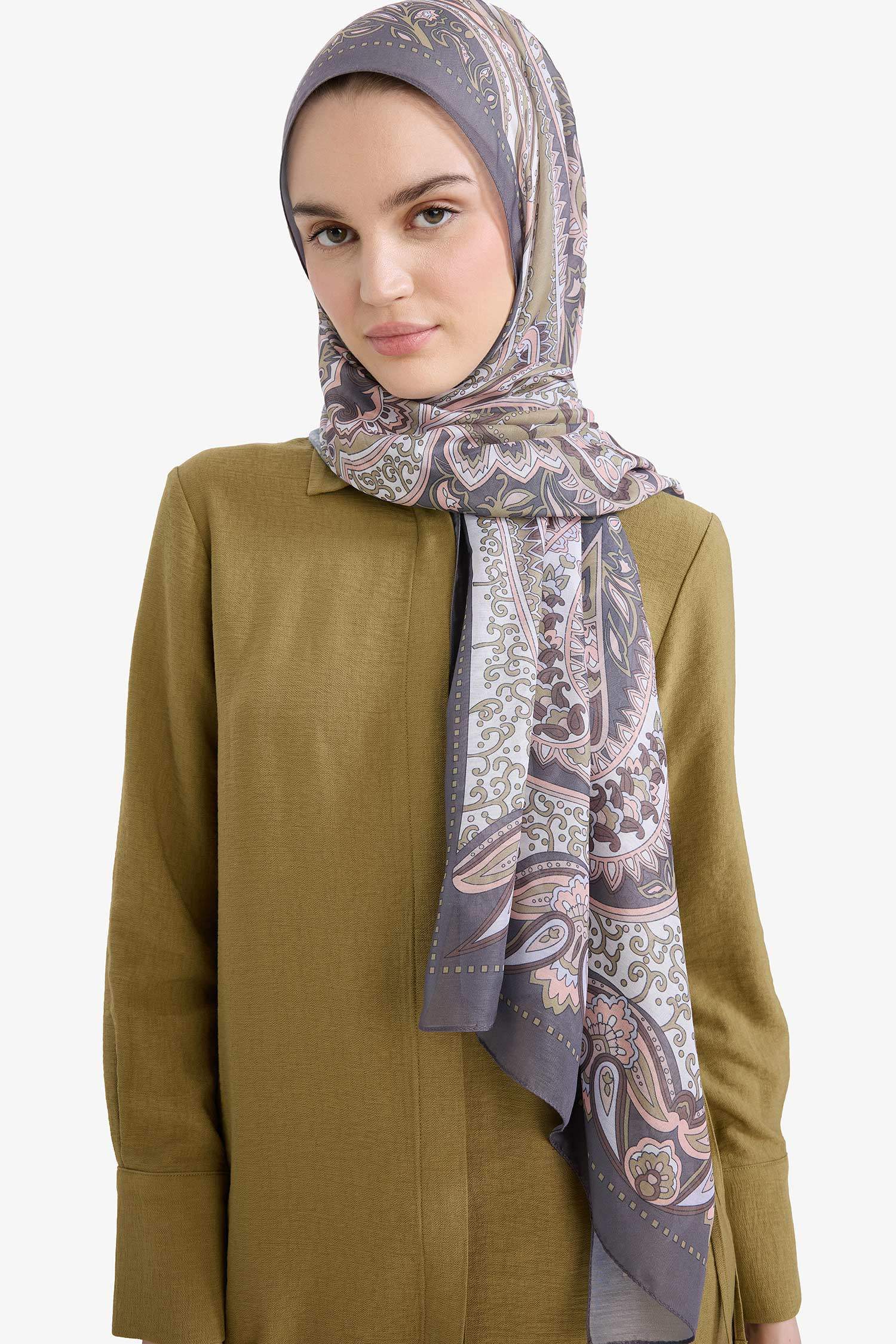 Woman Voile Hijab Shawl