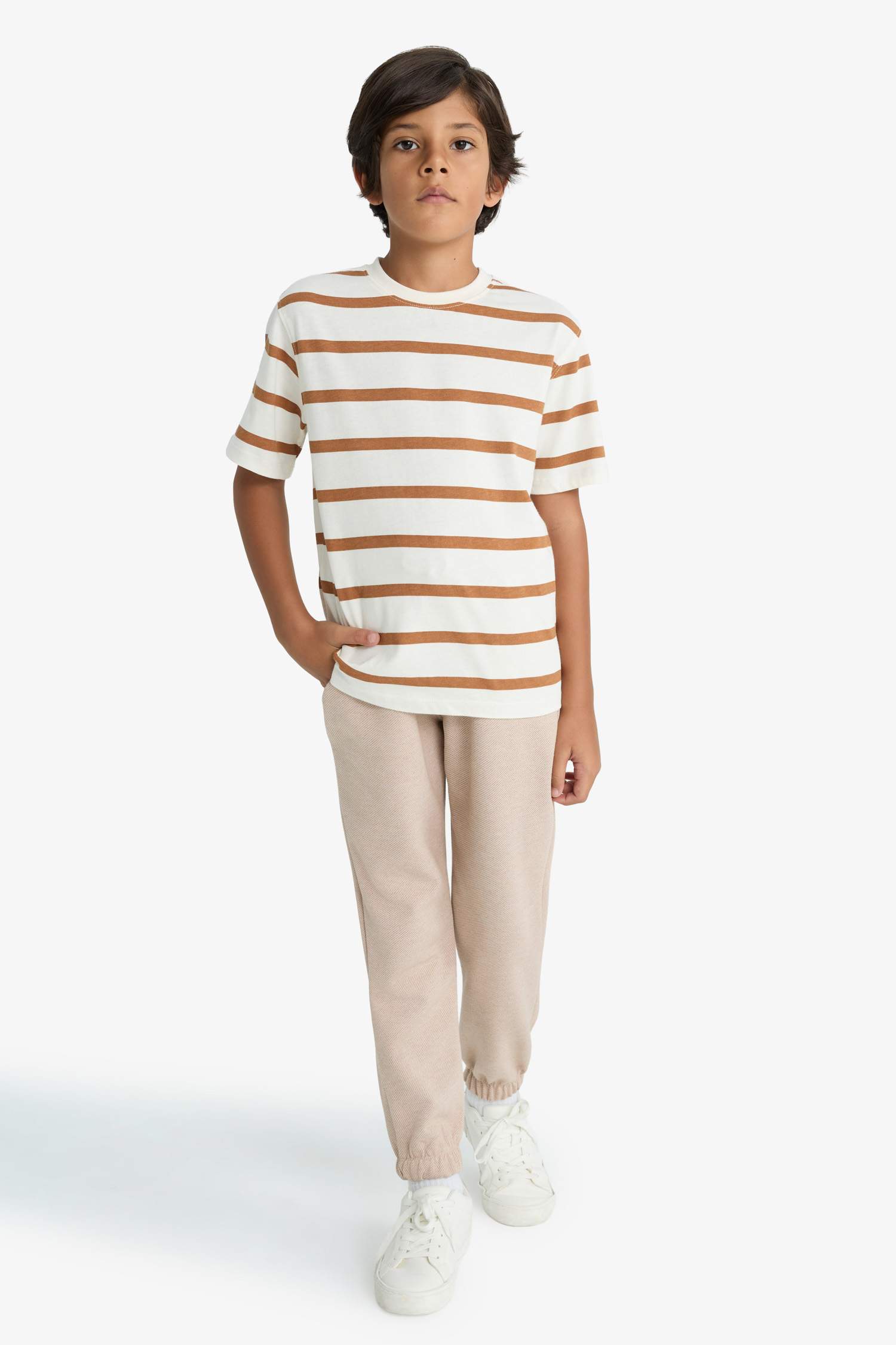 Boy Elastic Waist Jogger Sweatpants