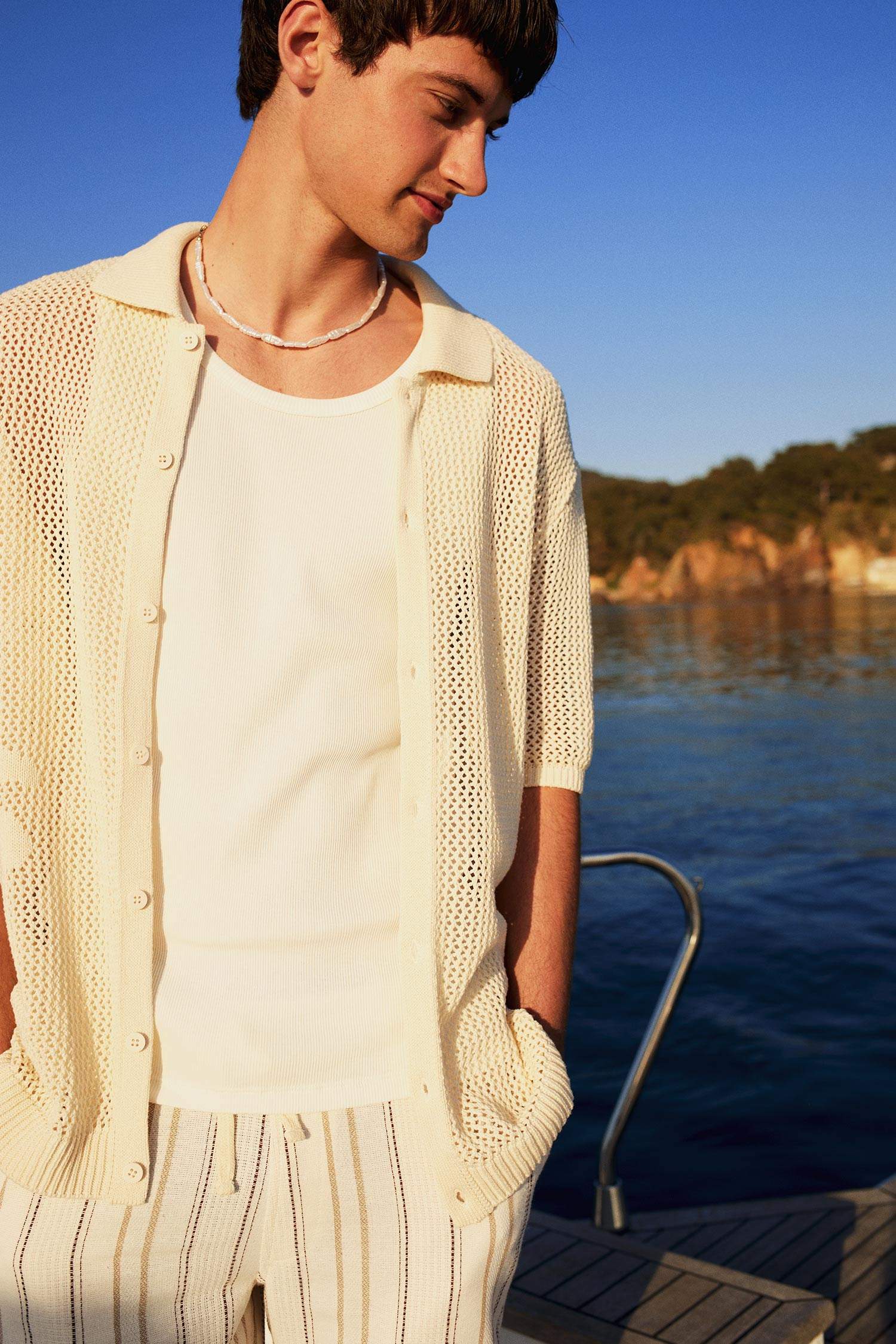 Standart Fit Polo Yaka Triko Kısa Kollu Tişört