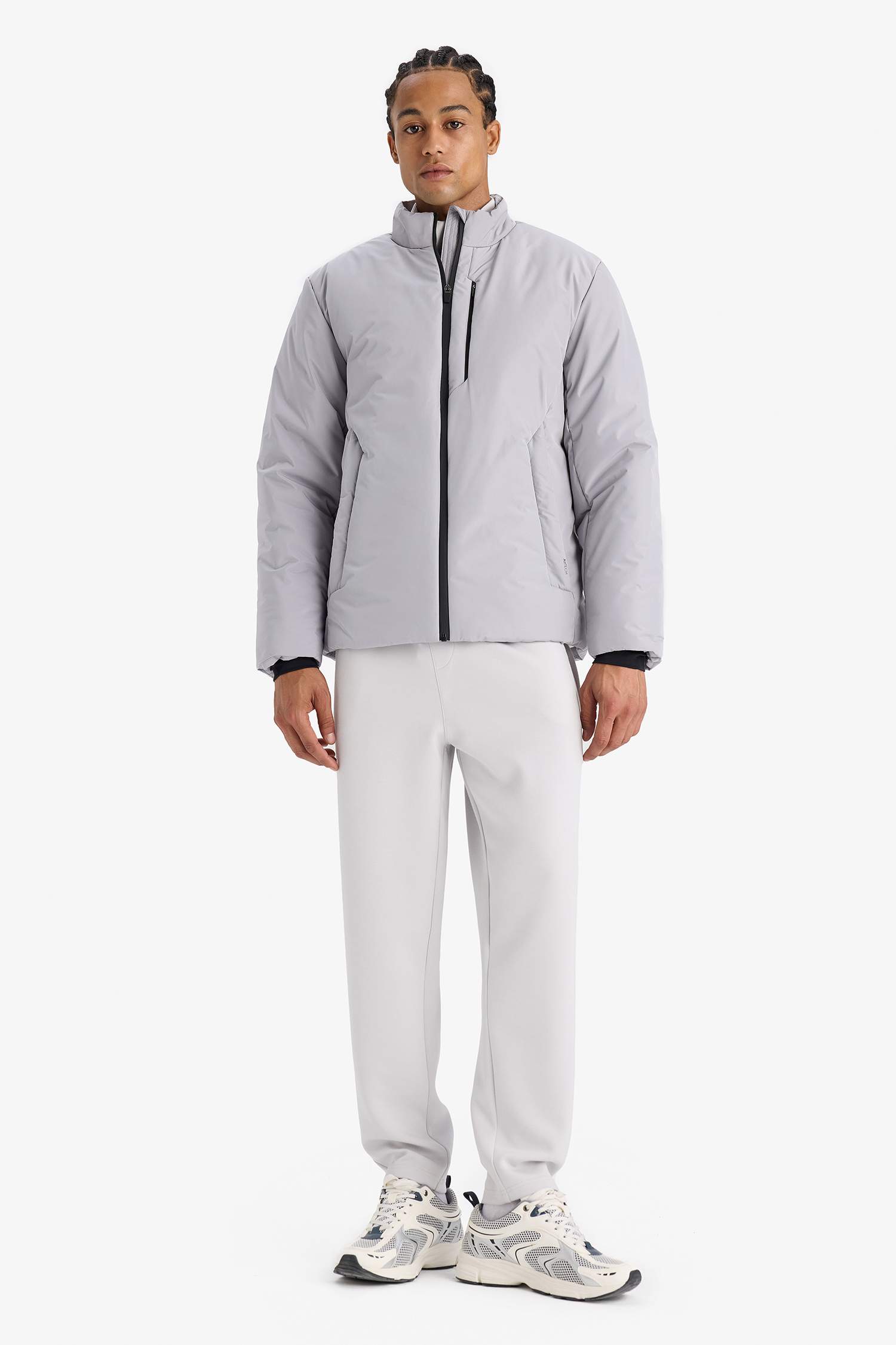 جاكيت دودون مطبوعة سليم فيت طارد للماء