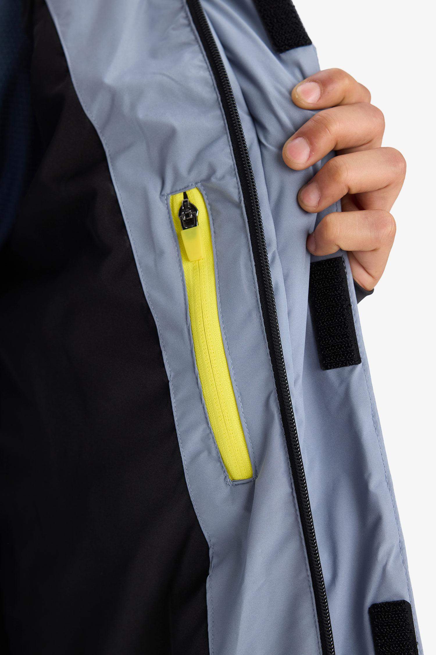 Defactofit водоотталкивающая куртка Regular Fit с капюшоном, непродуваемая