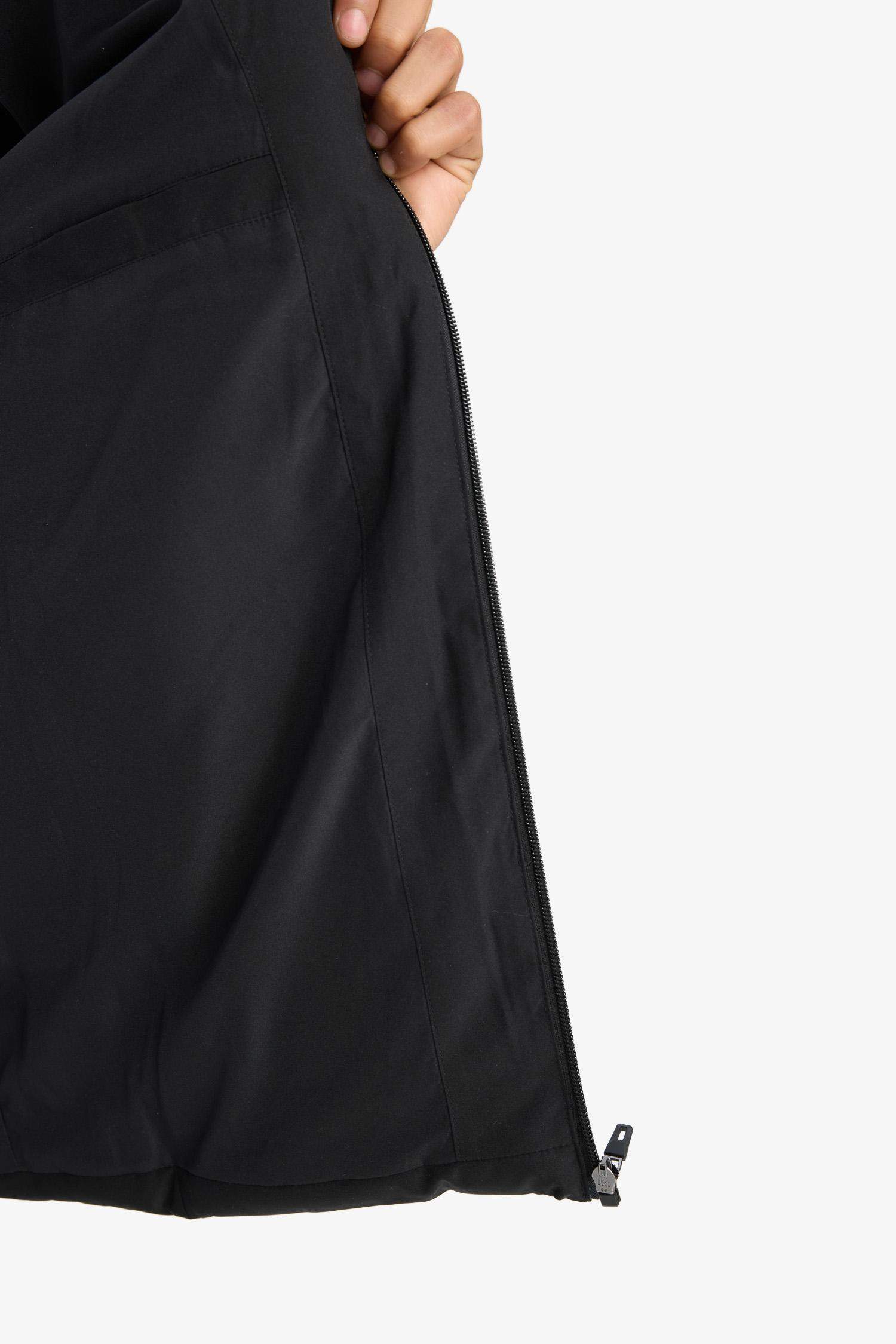 جاكيت دودون شتوي مطبوع قصة عادية بغطاء للرأس طارد للماء