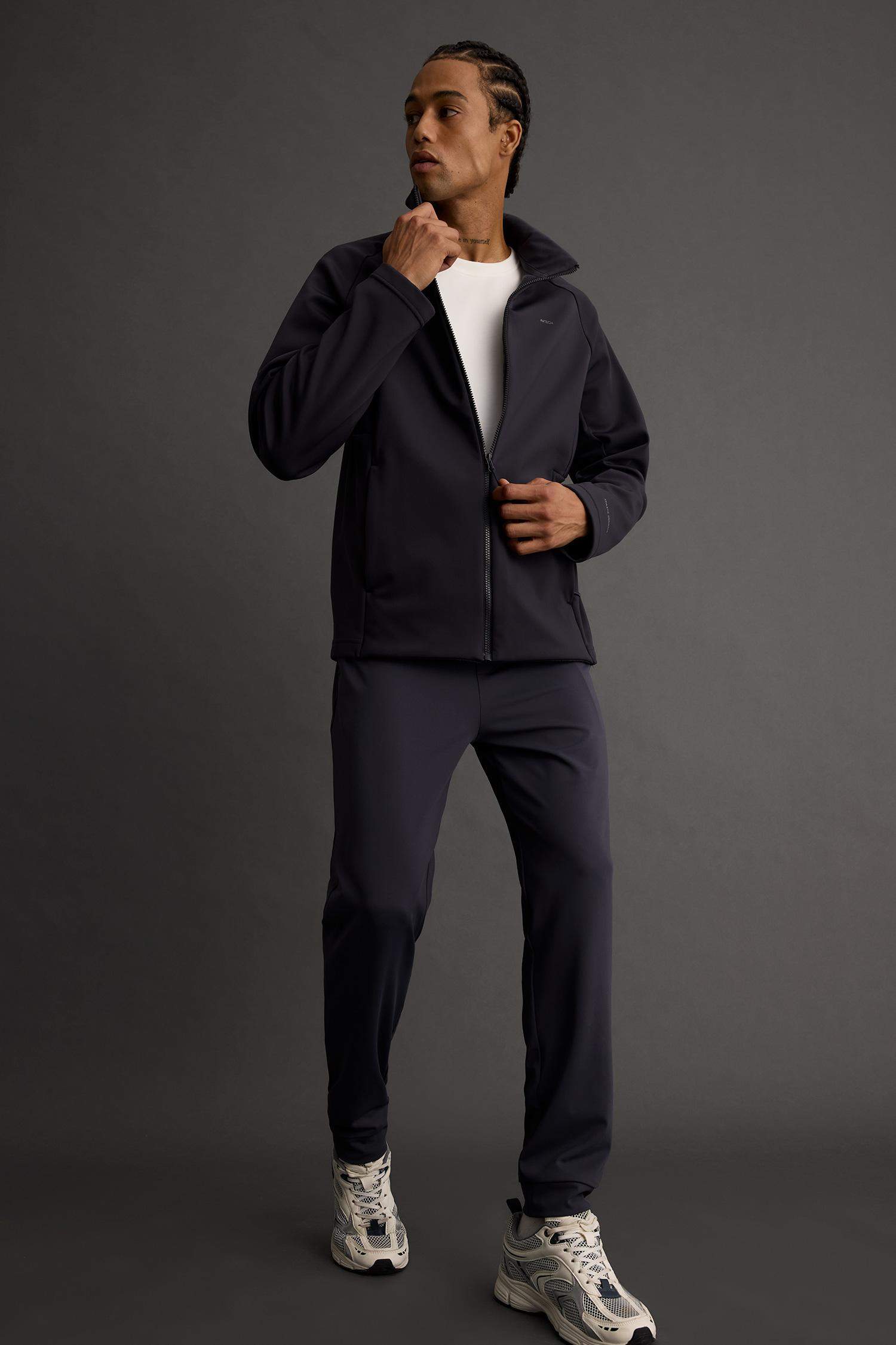 جاكيت دودون مطبوعة سليم فيت طارد للماء