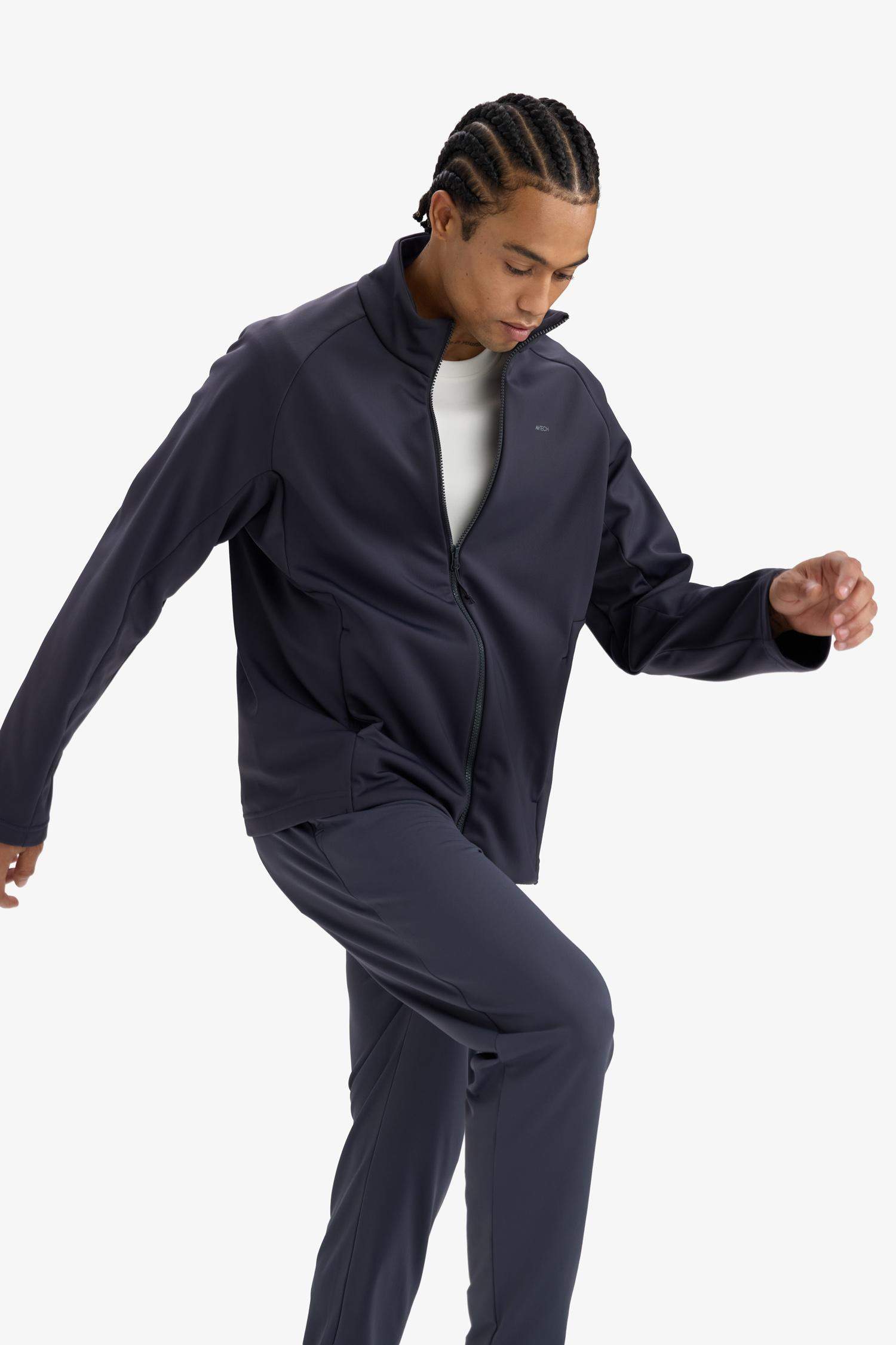 جاكيت دودون مطبوعة سليم فيت طارد للماء