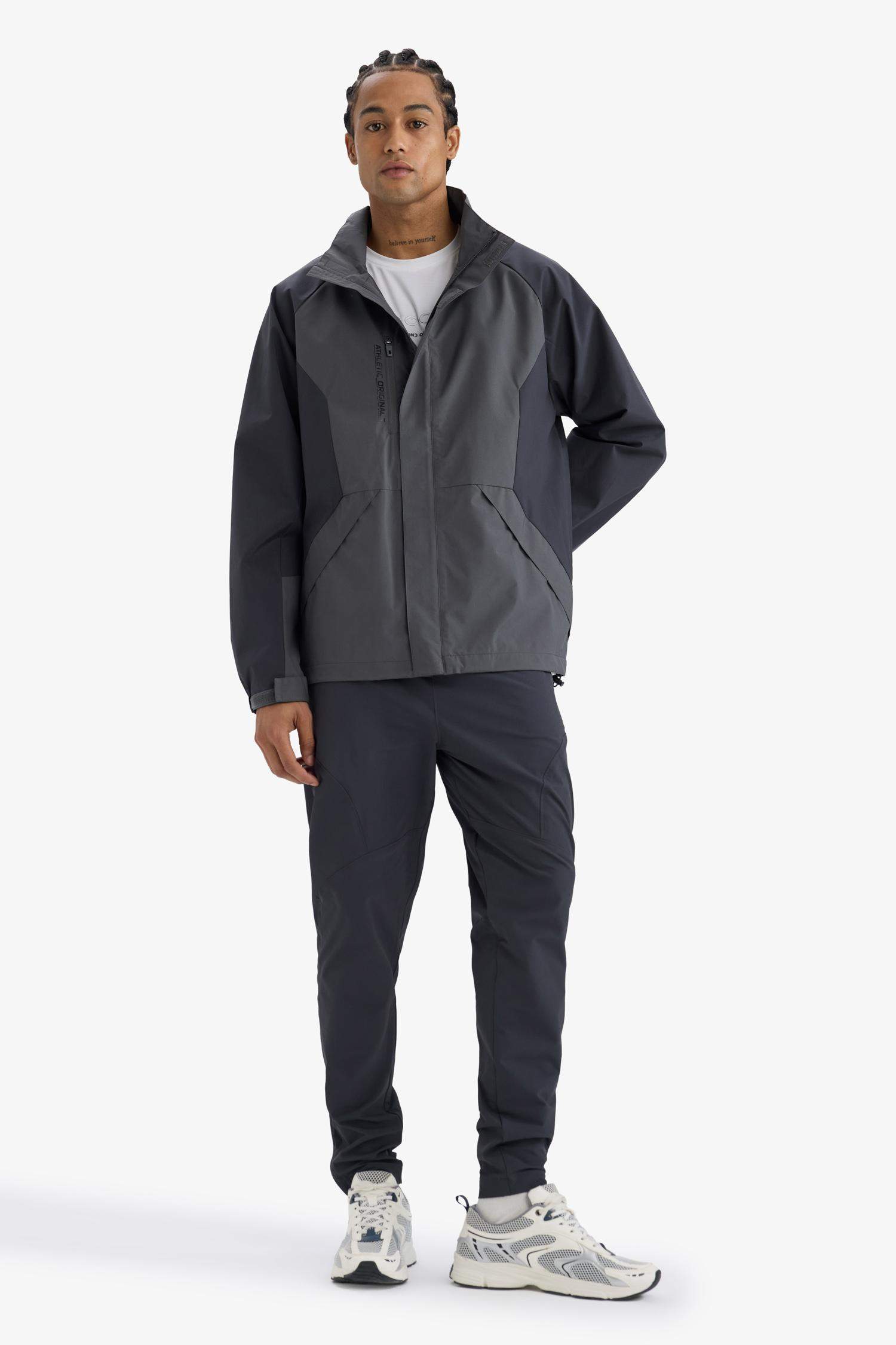 DeFactoFit Regular Fit Hooded Mesh Lined Waterproof Rain Jacket