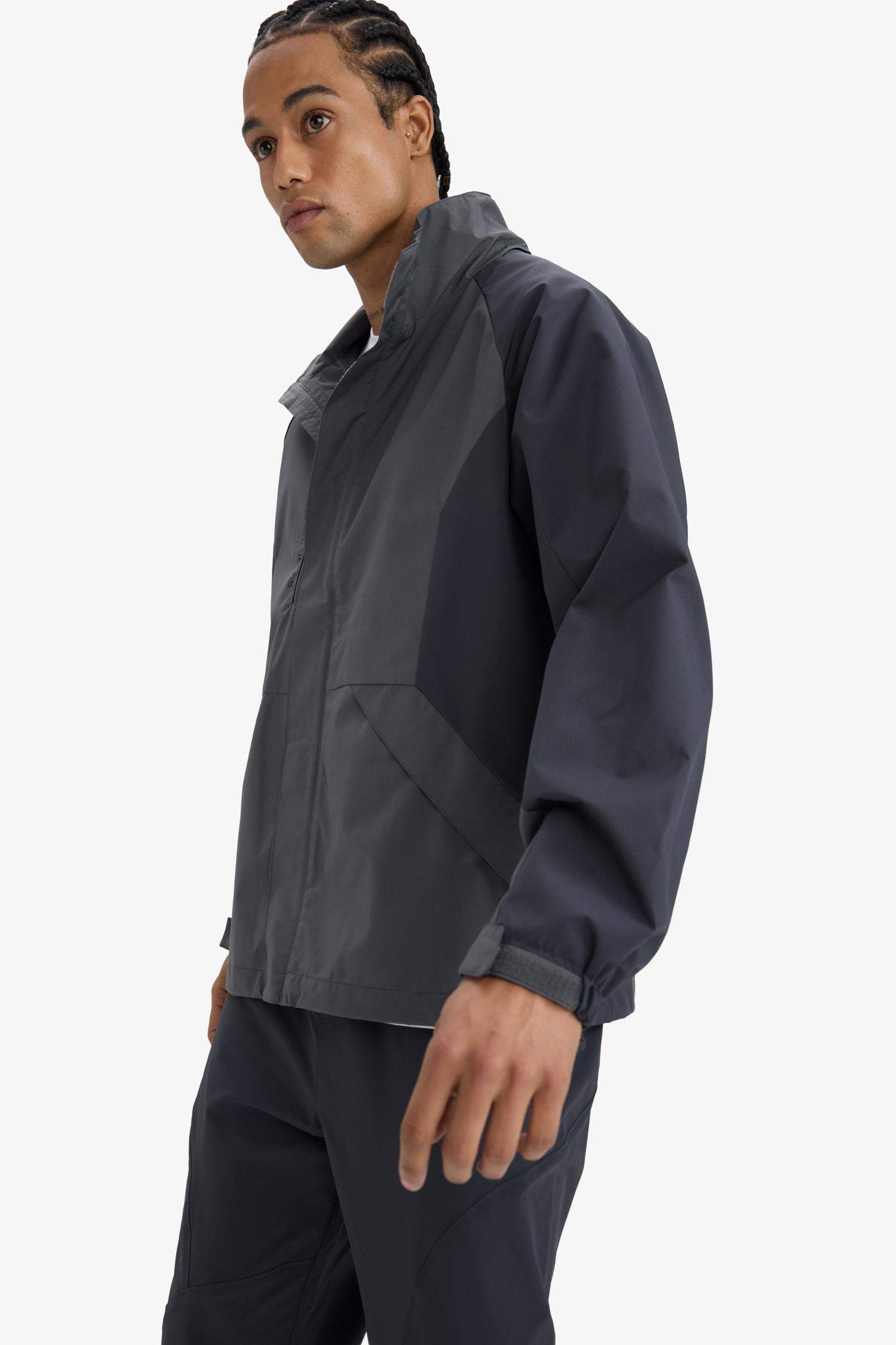 DeFactoFit Regular Fit Hooded Mesh Lined Waterproof Rain Jacket