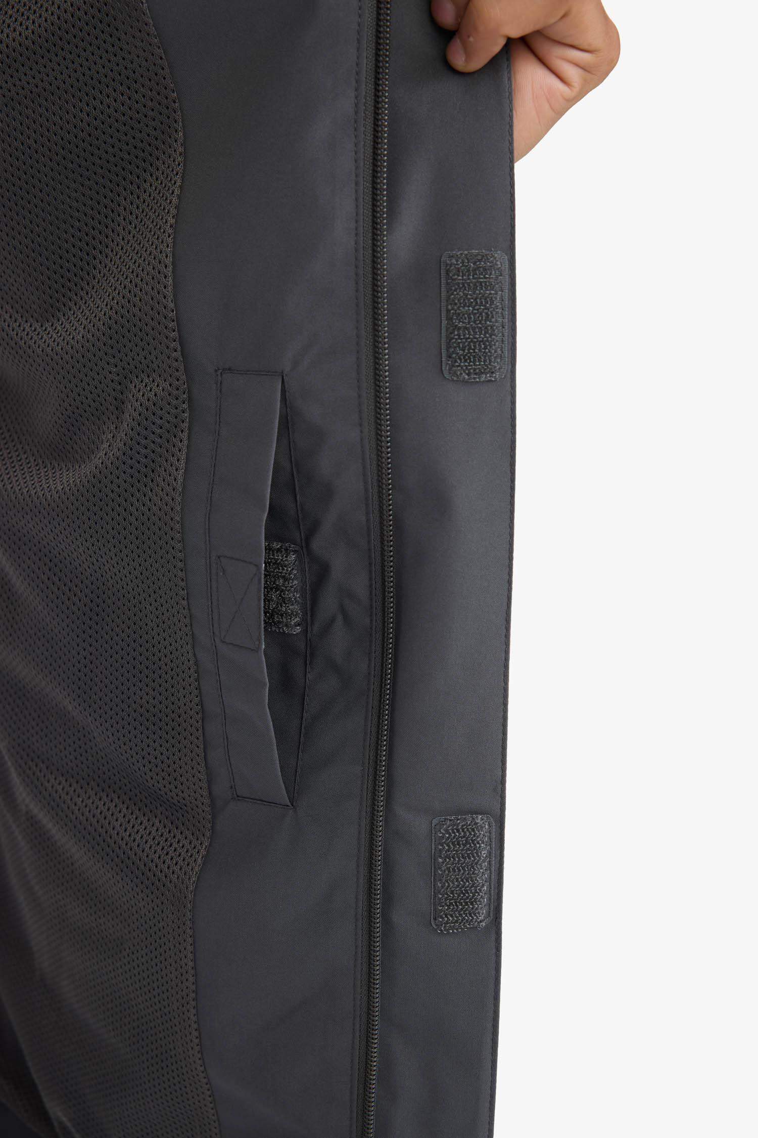 DeFactoFit Regular Fit Hooded Mesh Lined Waterproof Rain Jacket