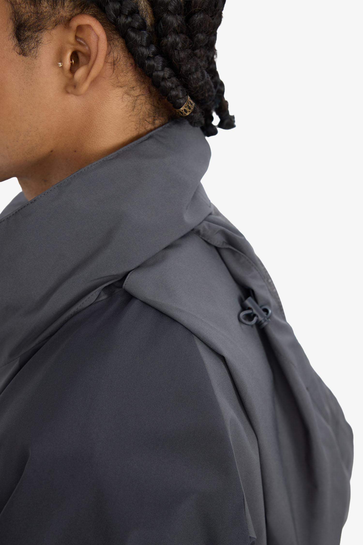 DeFactoFit Regular Fit Hooded Mesh Lined Waterproof Rain Jacket