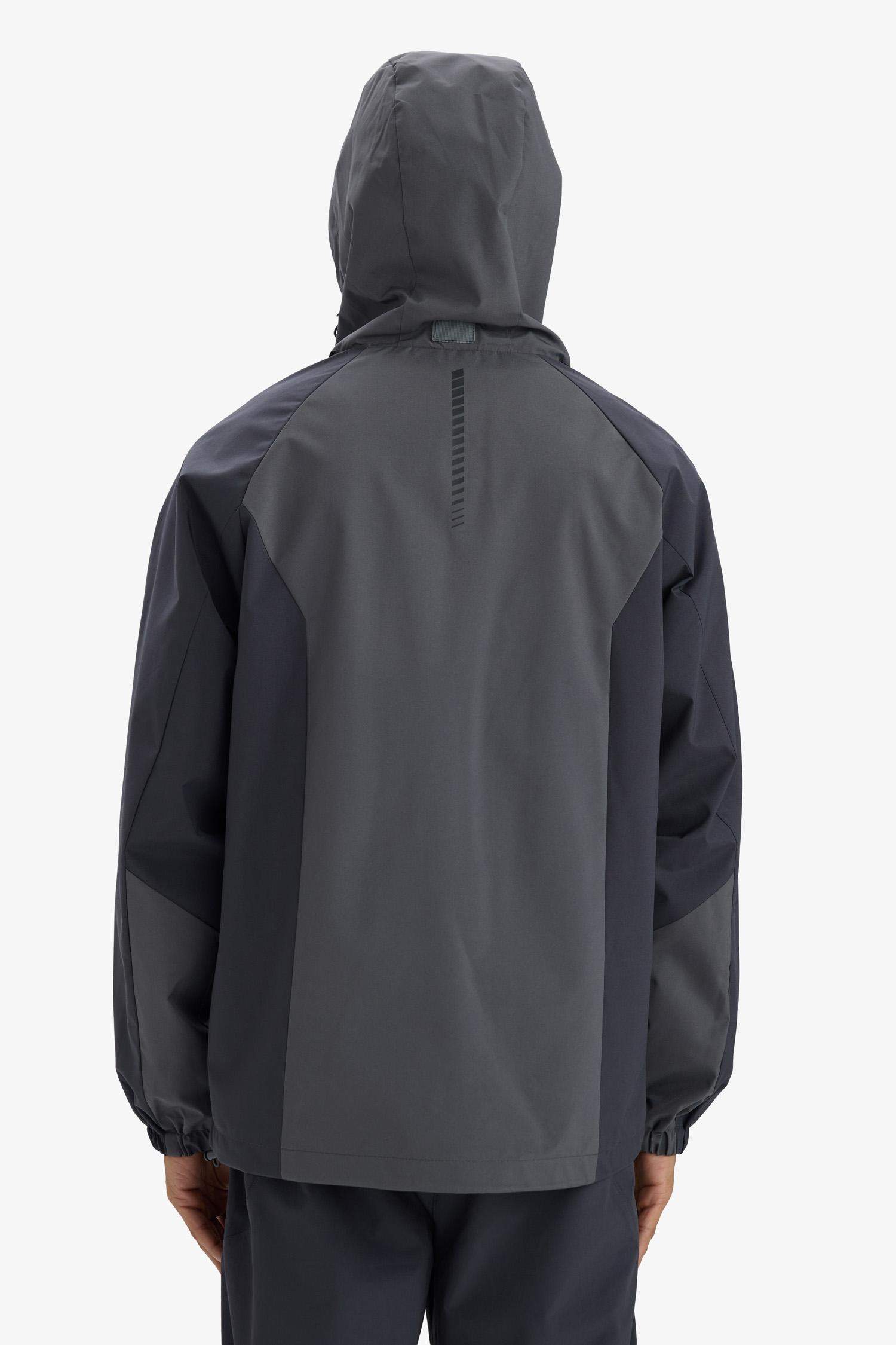 DeFactoFit Regular Fit Hooded Mesh Lined Waterproof Rain Jacket