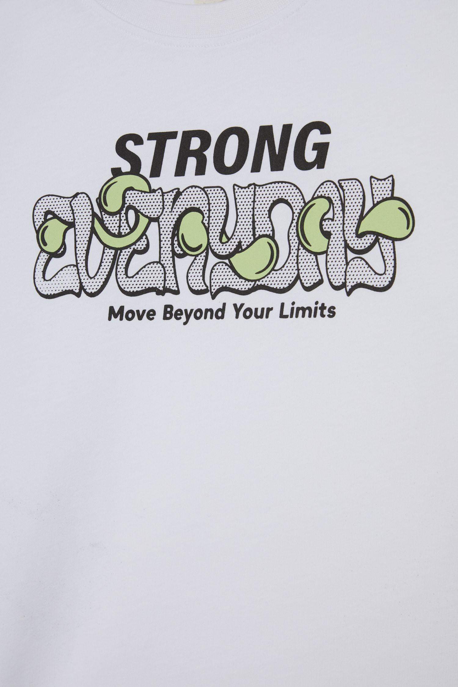 Erkek Çocuk Bisiklet Yaka Baskılı Uzun Kollu Tişört